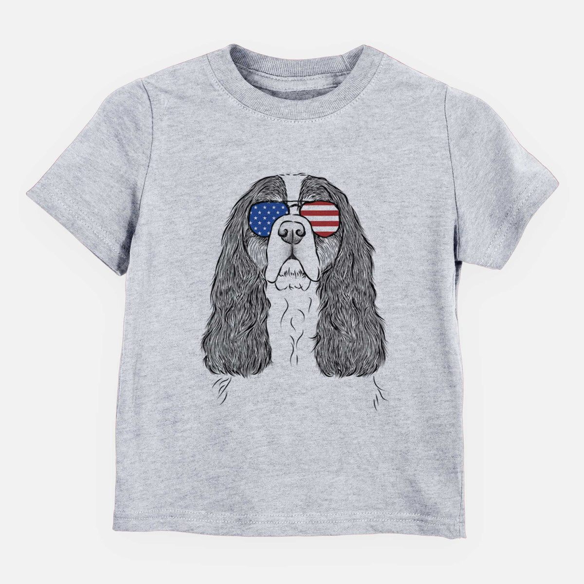 USA Sebastian the Cavalier King Charles Spaniel - Kids/Youth/Toddler Shirt