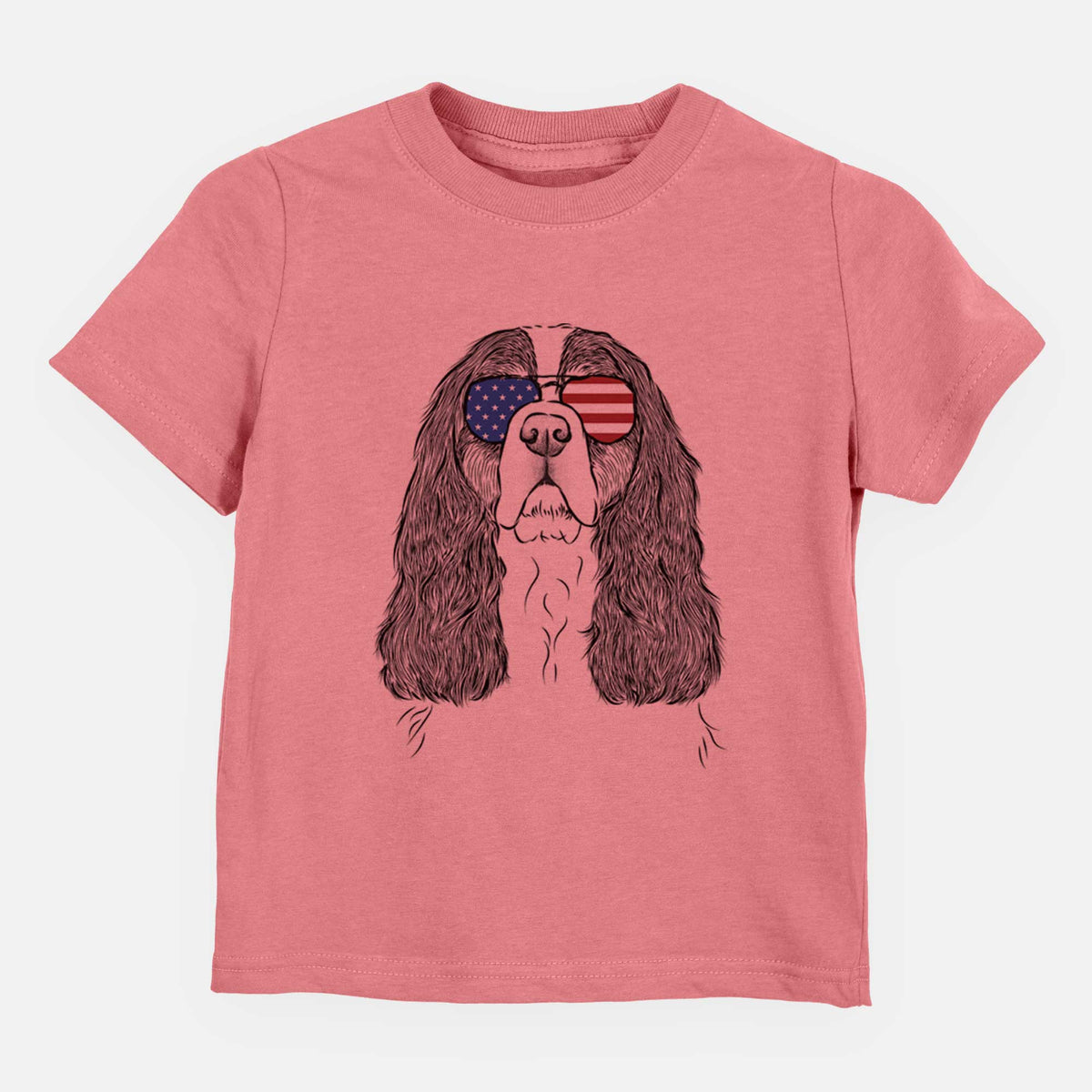 USA Sebastian the Cavalier King Charles Spaniel - Kids/Youth/Toddler Shirt