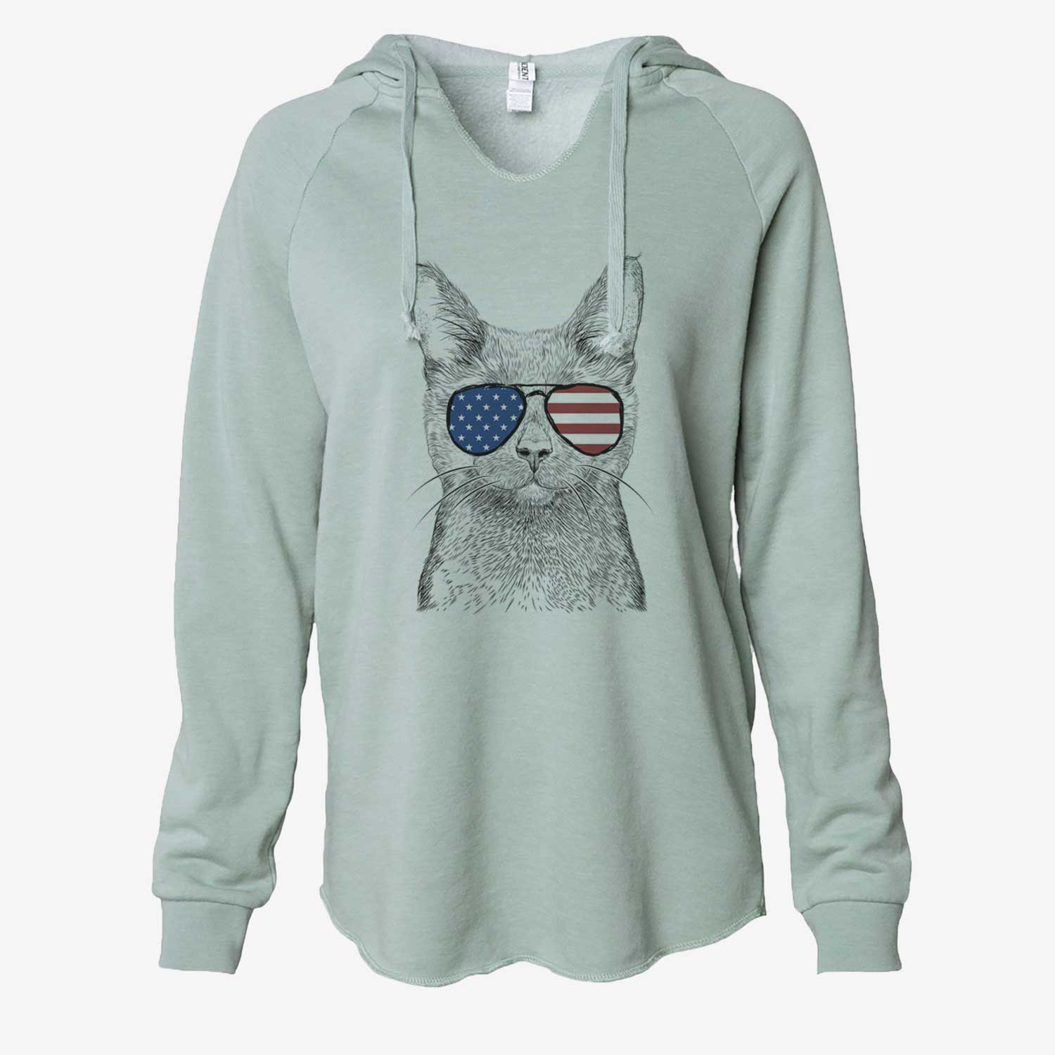 USA Shadow the Black Cat - Cali Wave Hooded Sweatshirt