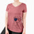 USA Sharpy the Shar Pei - Women's Perfect V-neck Shirt