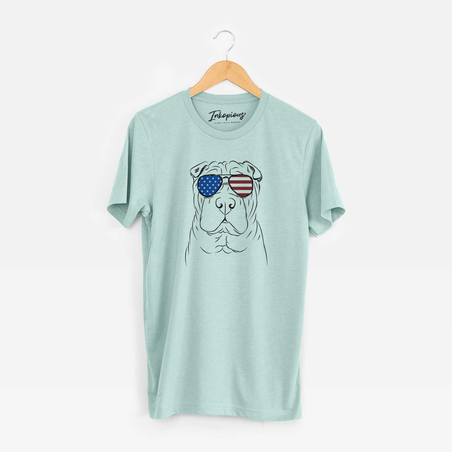 USA Sharpy the Shar Pei - Unisex Crewneck