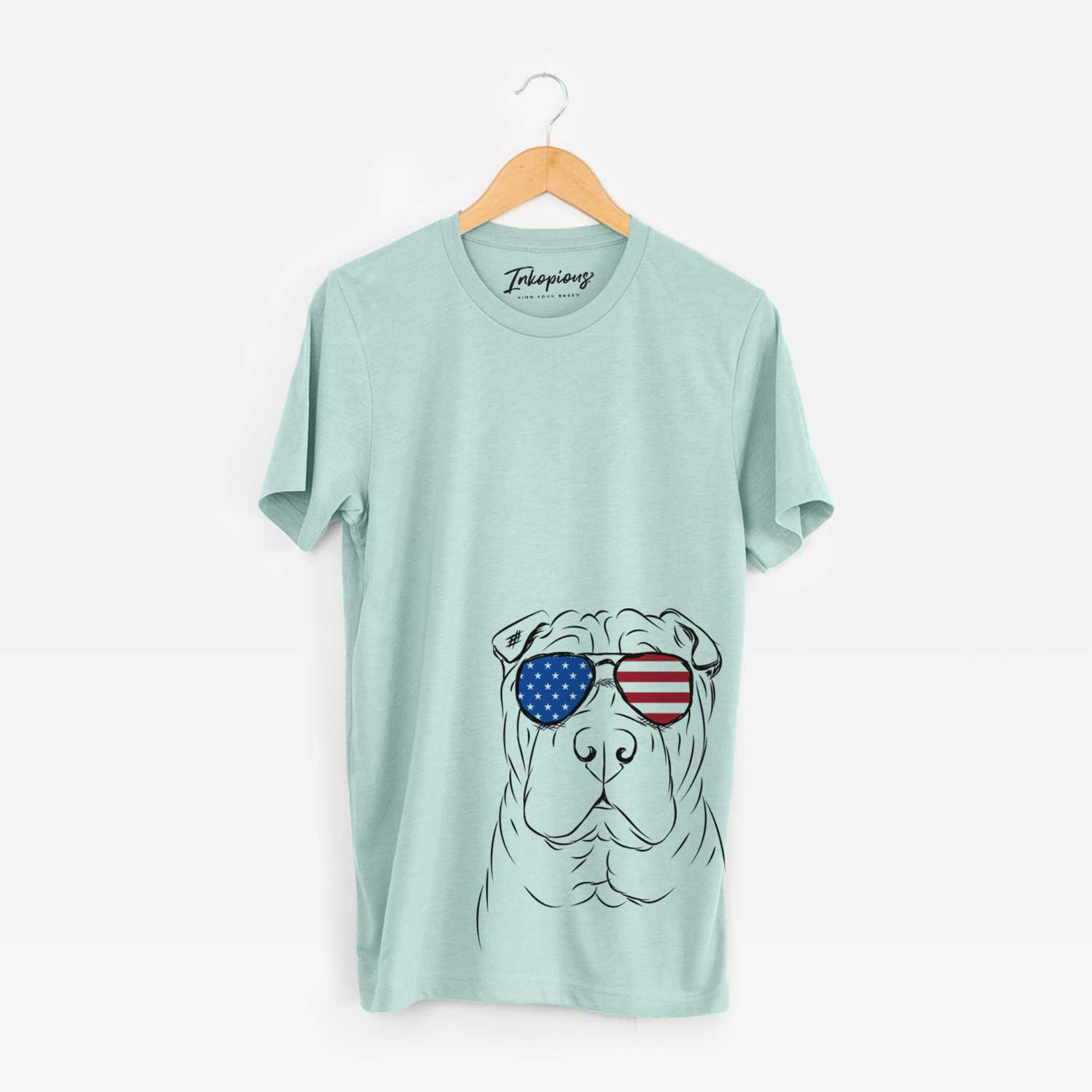 USA Sharpy the Shar Pei - Unisex Crewneck