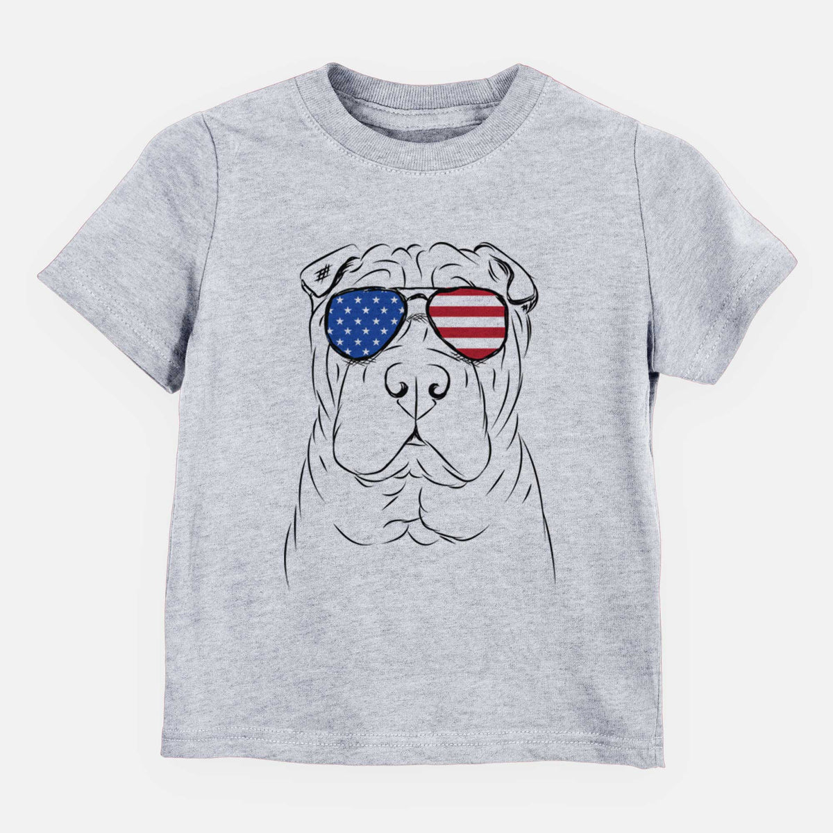 USA Sharpy the Shar Pei - Kids/Youth/Toddler Shirt