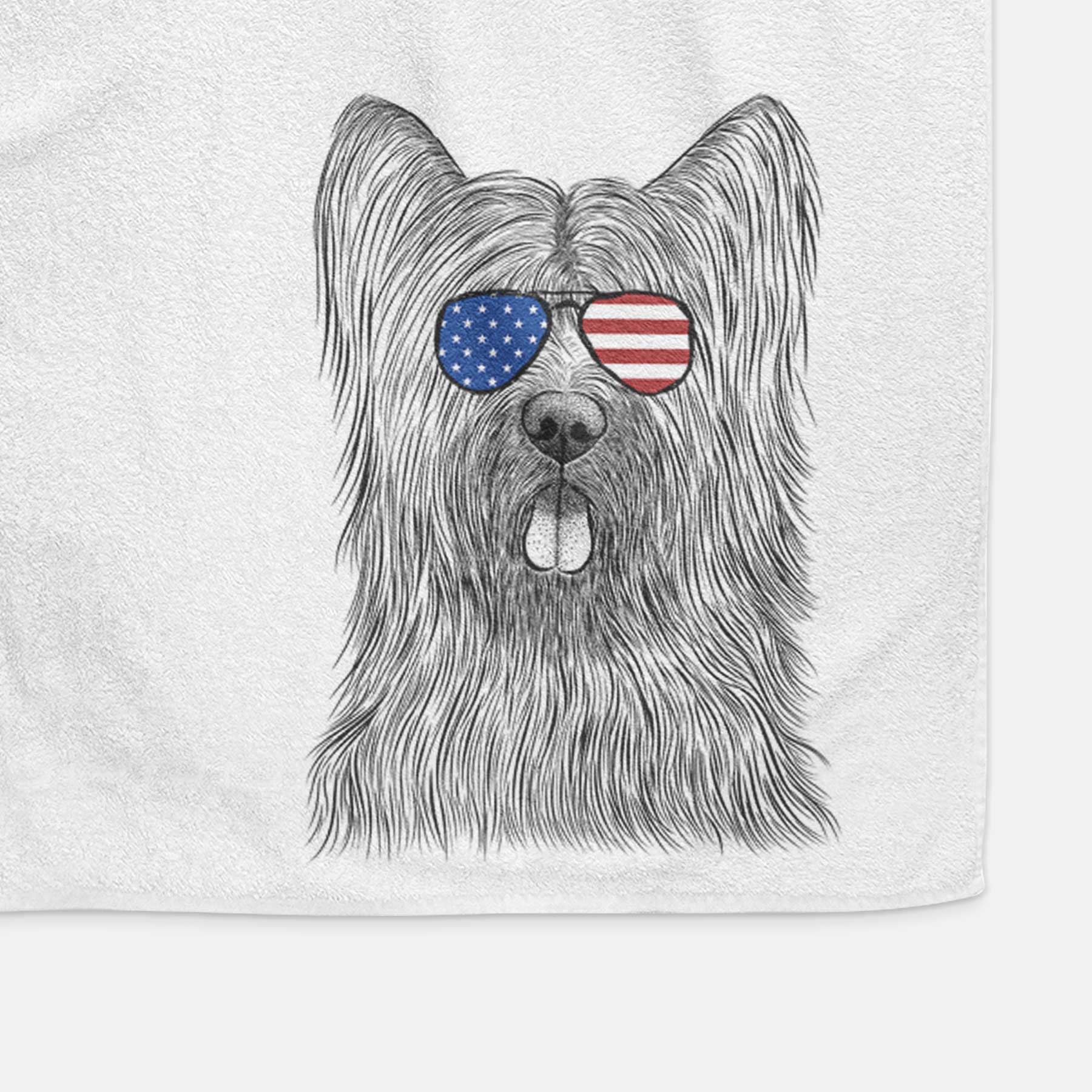 Shay the Briard Decorative Hand Towel