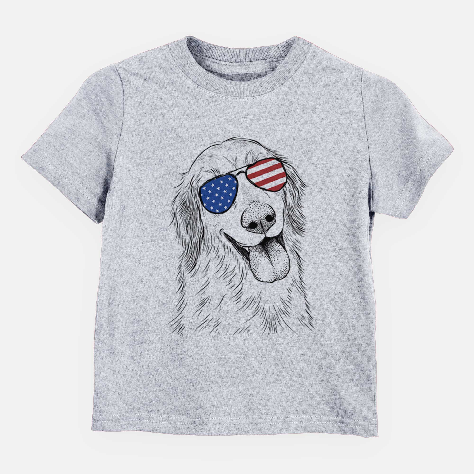 USA Shelby the Golden Retriever - Kids/Youth/Toddler Shirt