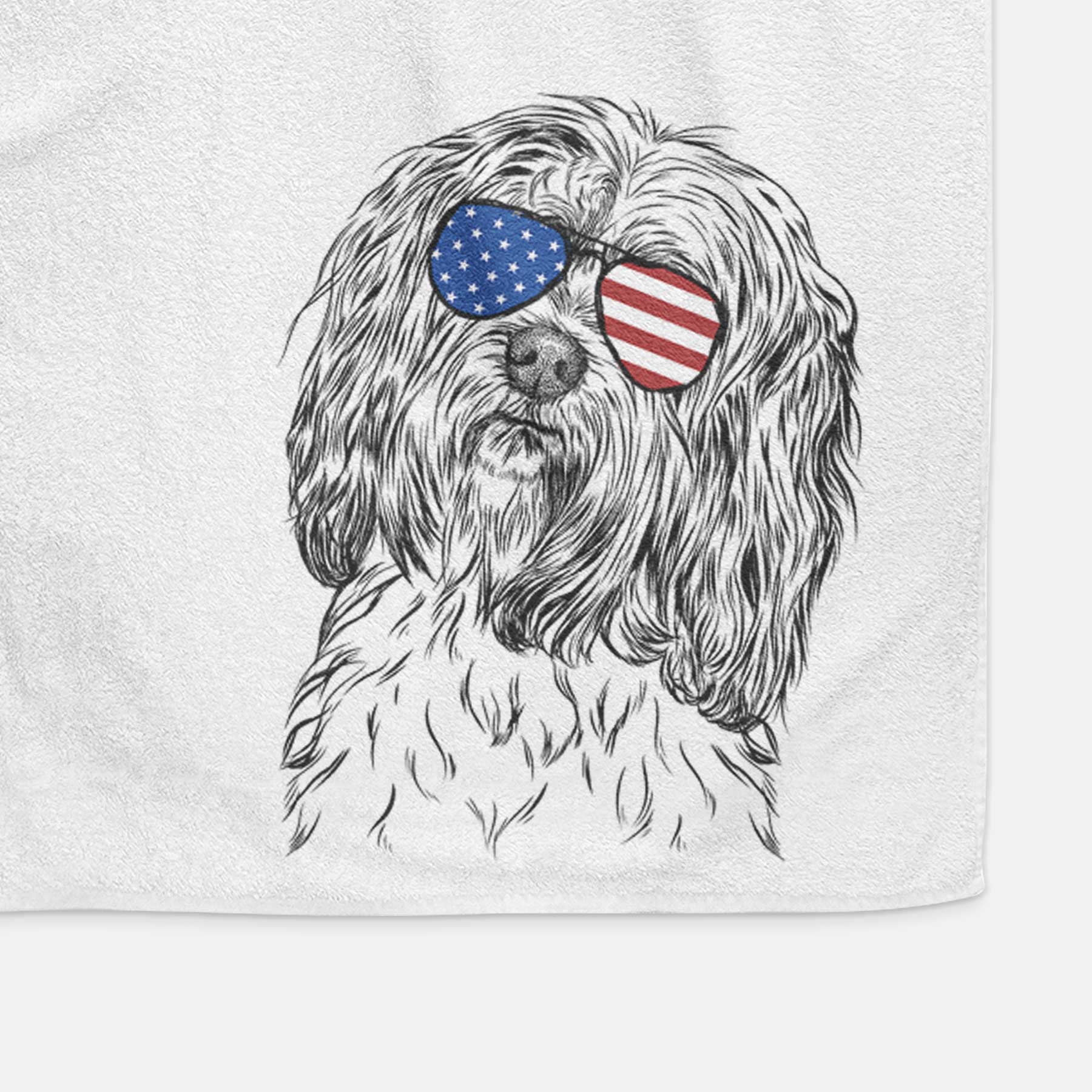 Shenpa the Tibetan Terrier Decorative Hand Towel