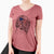 USA Shenpa the Tibetan Terrier - Women's Perfect V-neck Shirt