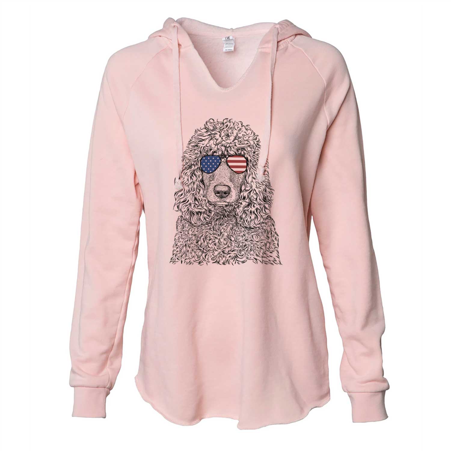 USA Shilo the Irish Water Spaniel - Cali Wave Hooded Sweatshirt