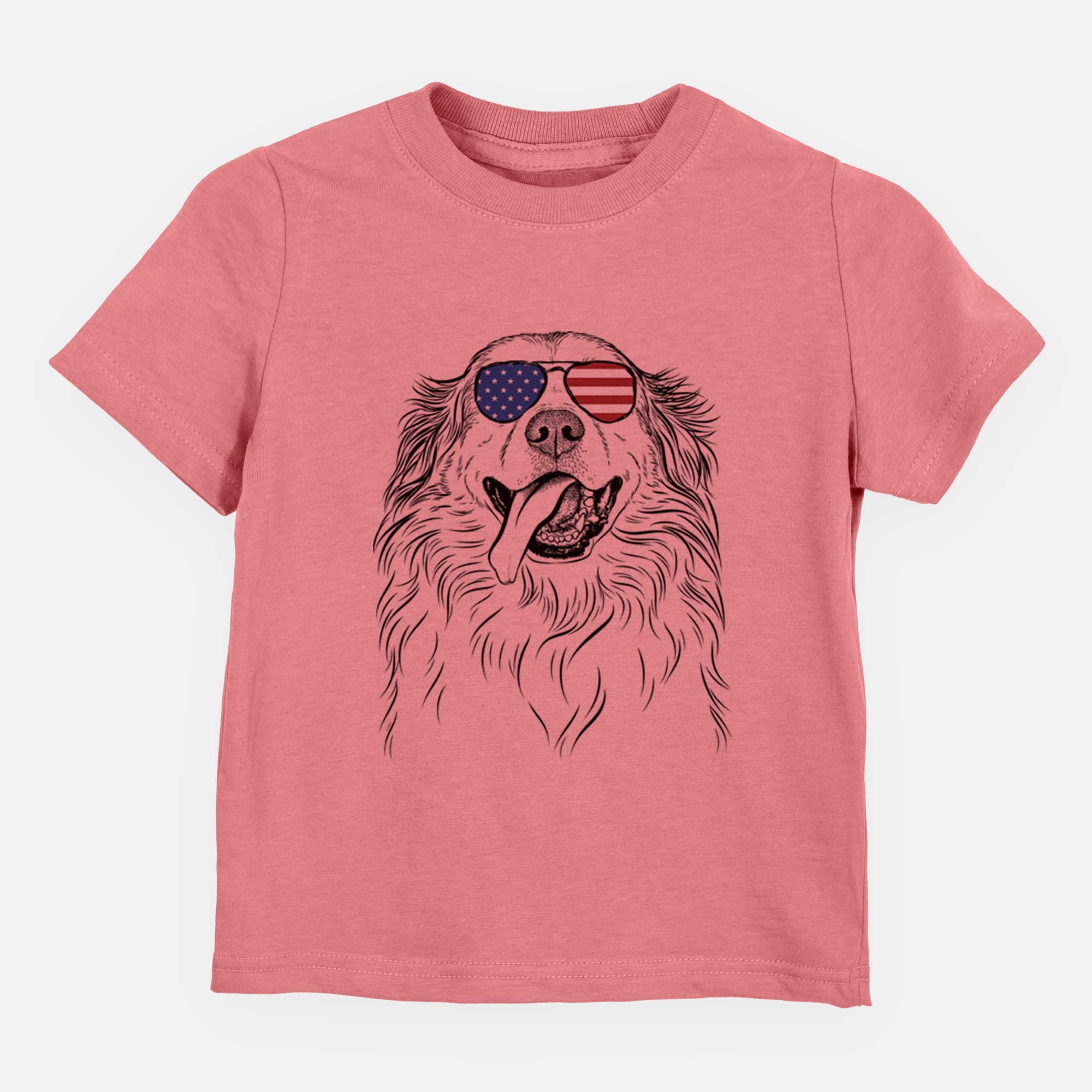 USA Shooter the Golden Retriever - Kids/Youth/Toddler Shirt