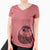 USA Sid the Hedgehog - Women's Perfect V-neck Shirt