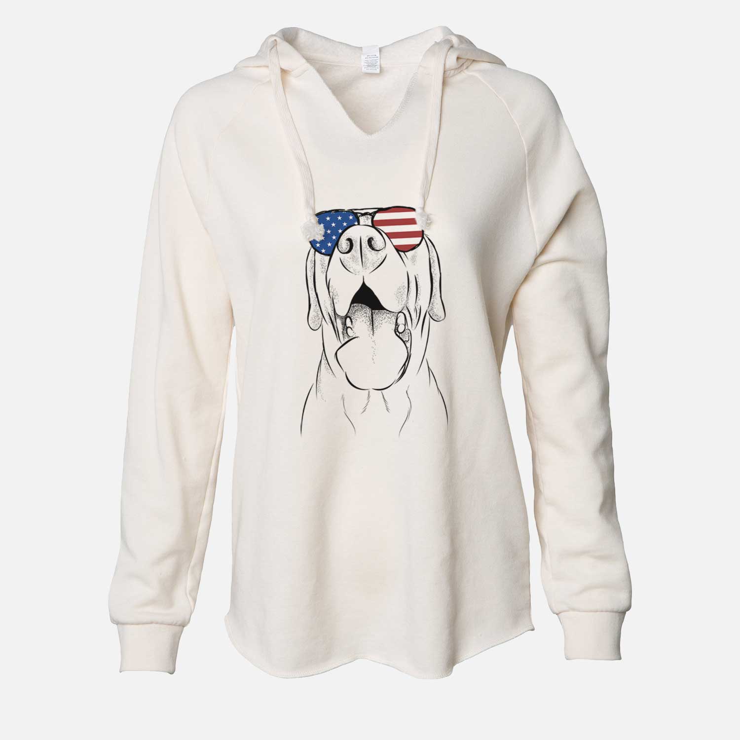 USA Silly Lilly the Labrador Retriever - Cali Wave Hooded Sweatshirt