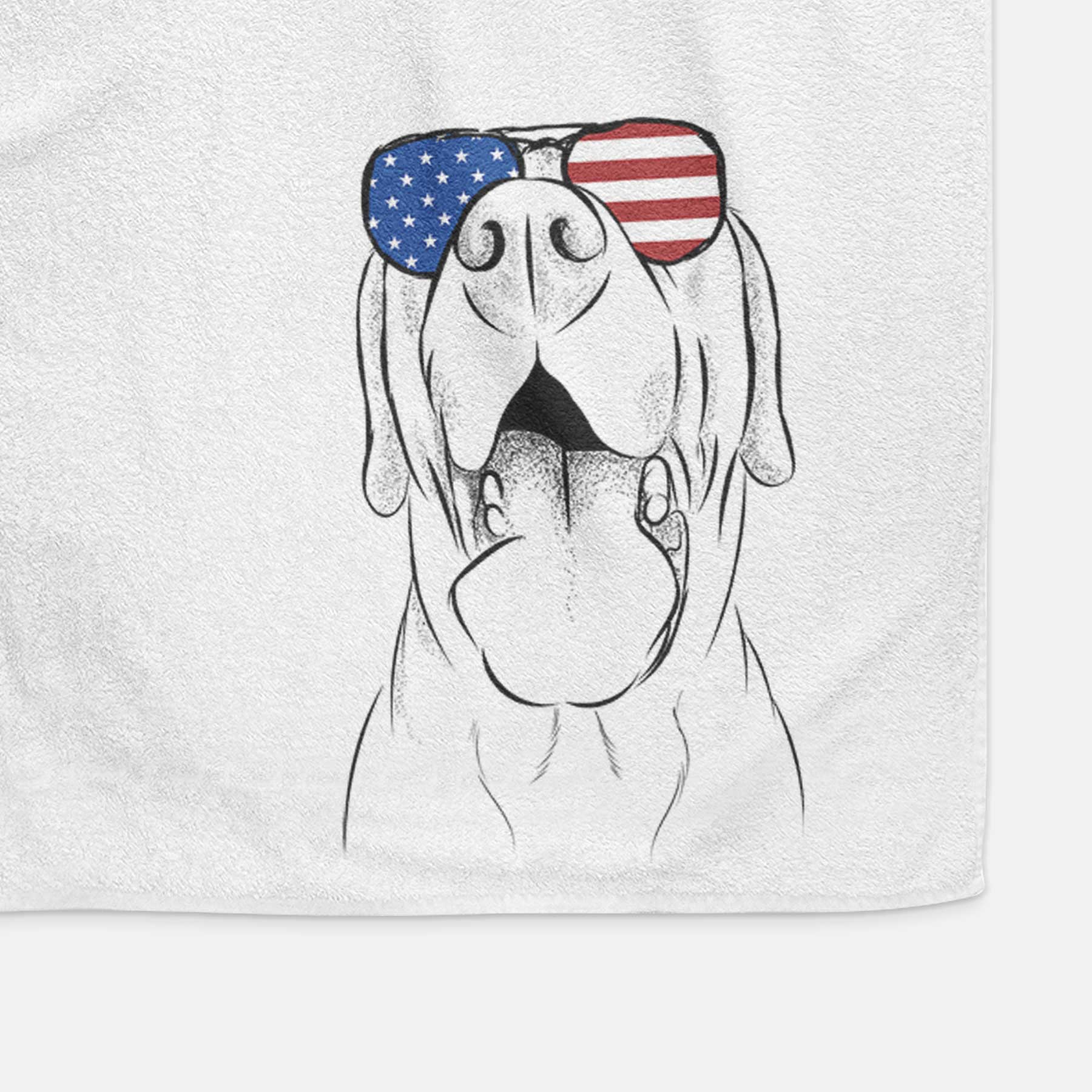 Silly Lilly the Labrador Retriever Decorative Hand Towel