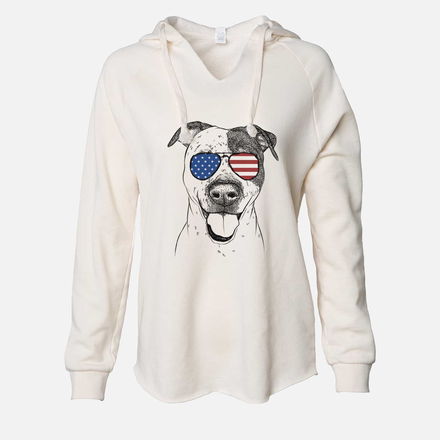 USA Simon the Mixed Breed - Cali Wave Hooded Sweatshirt