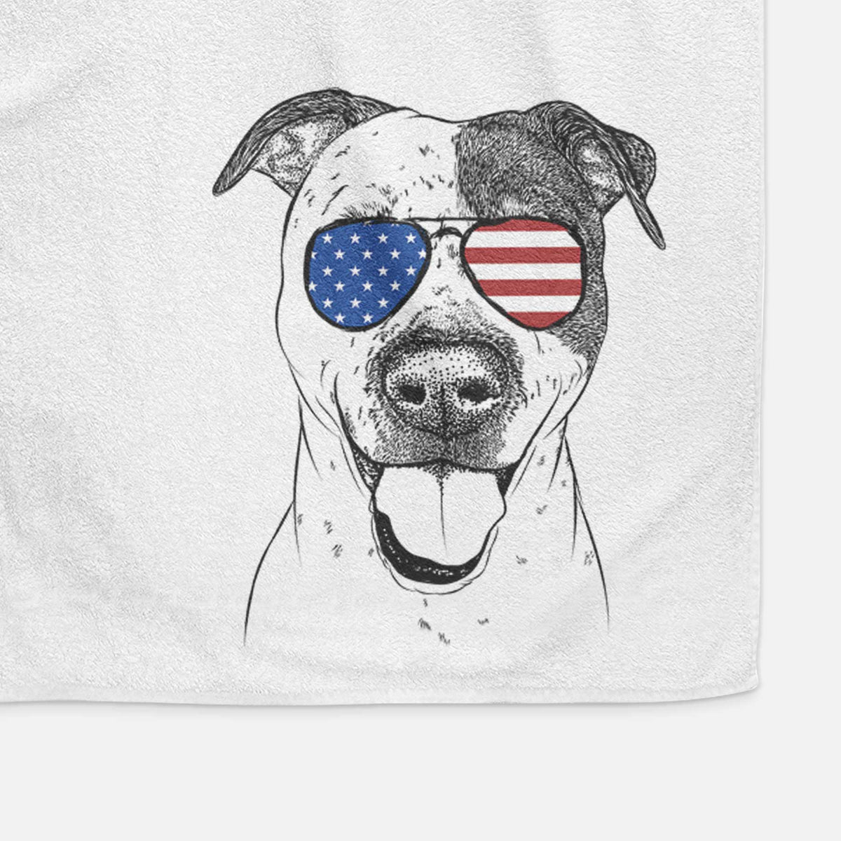 Simon the Mixed Breed Decorative Hand Towel