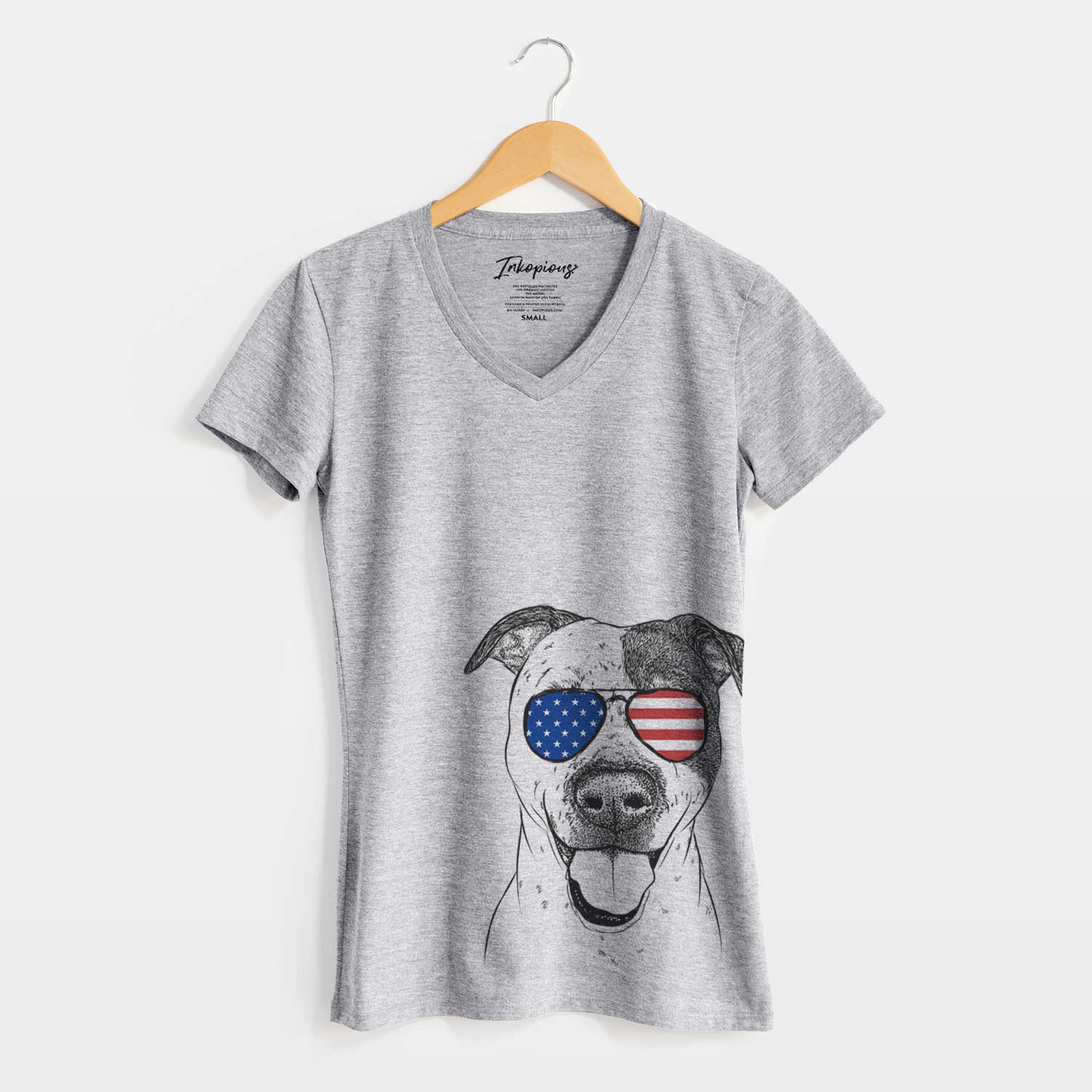 USA Simon the Mixed Breed - Women's Perfect V-neck Shirt