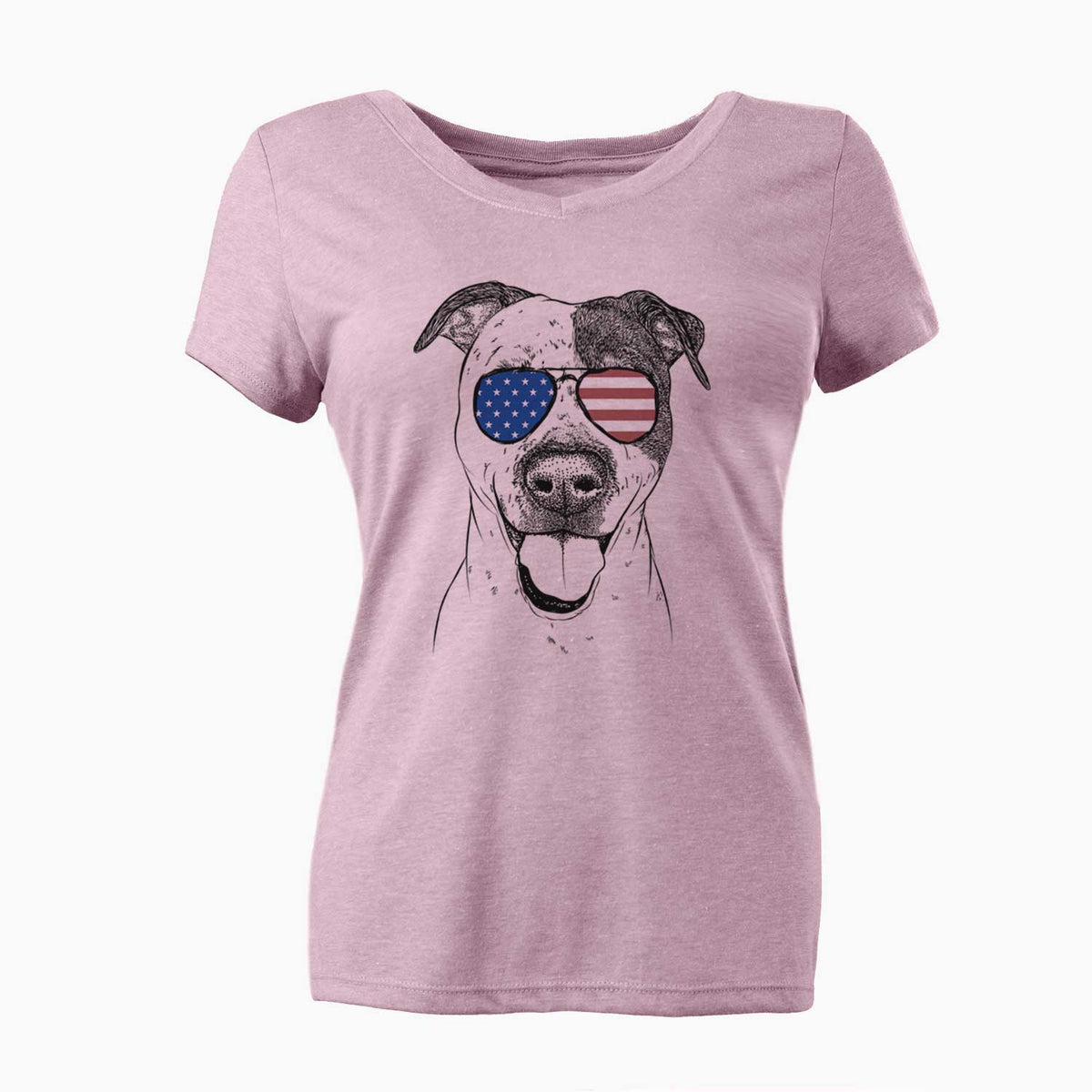 USA Simon the Mixed Breed - Women's Perfect V-neck Shirt