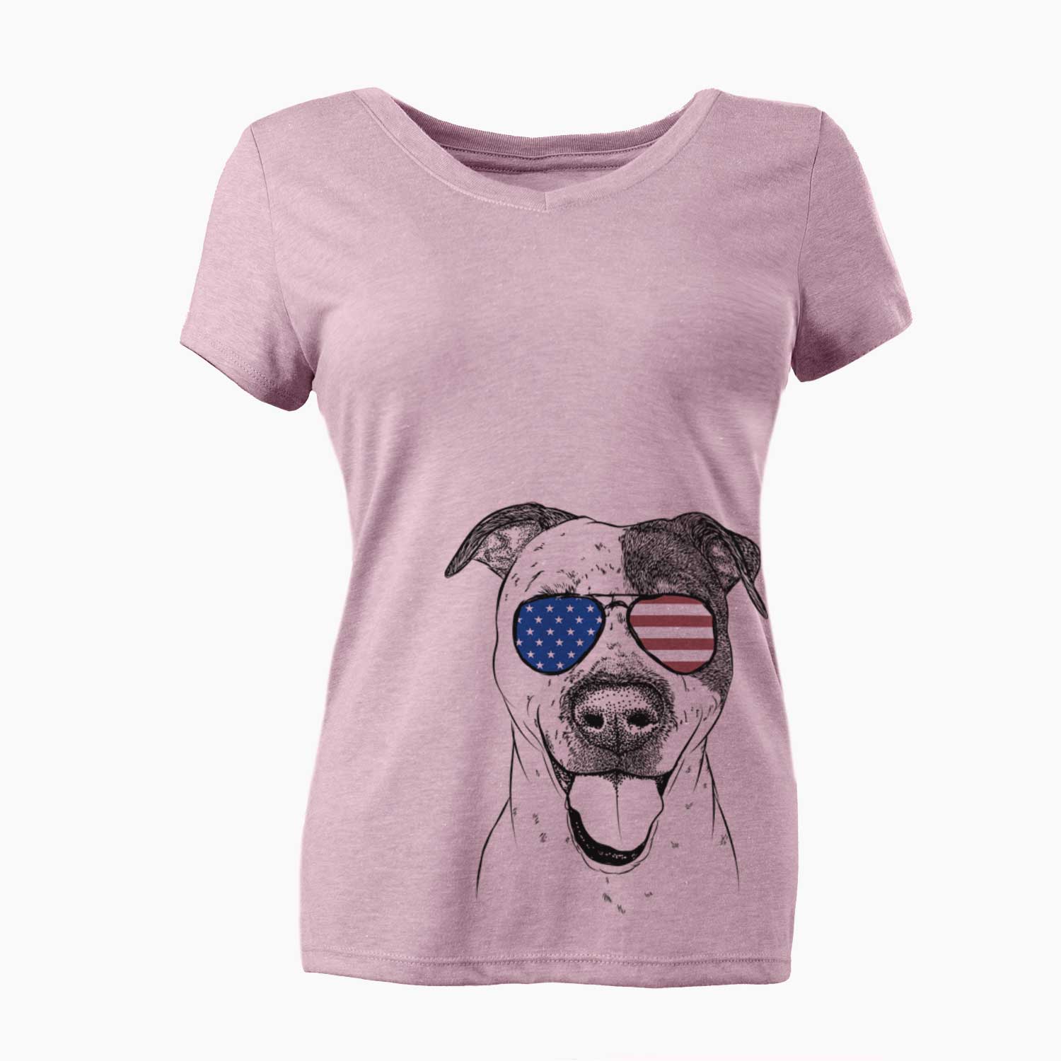 USA Simon the Mixed Breed - Women's Perfect V-neck Shirt