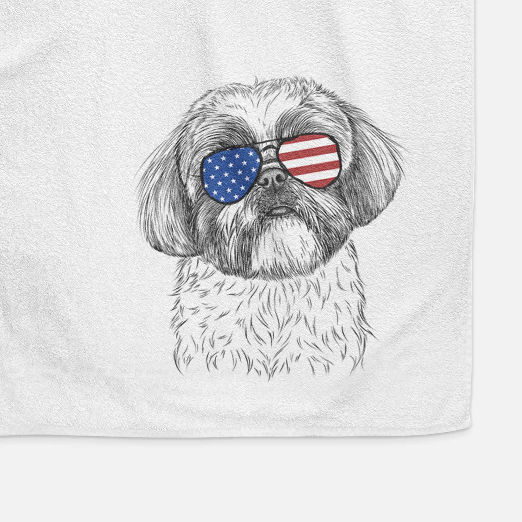 Simon the Shih Tzu Decorative Hand Towel