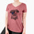 USA Simone the Brussels Griffon - Women's Perfect V-neck Shirt