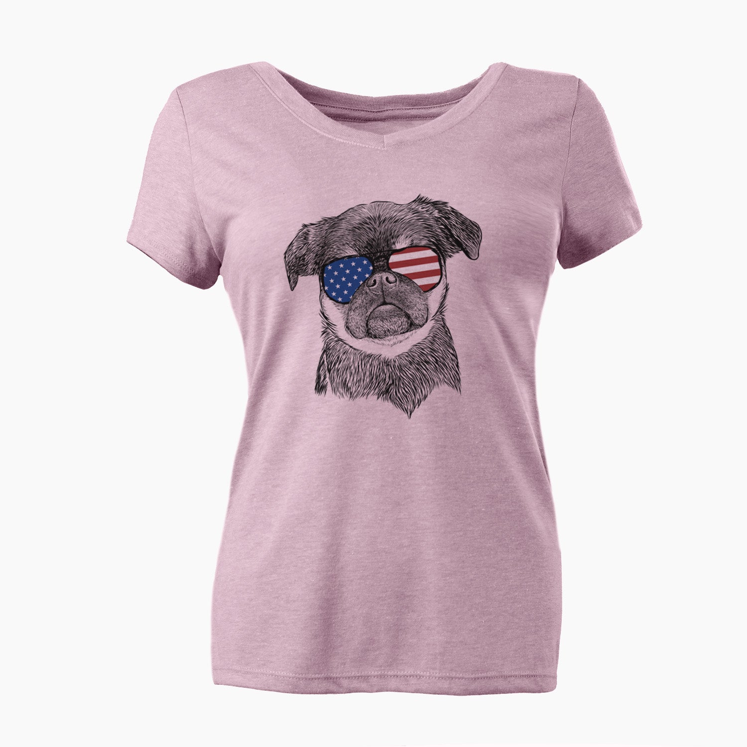 USA Simone the Brussels Griffon - Women's Perfect V-neck Shirt