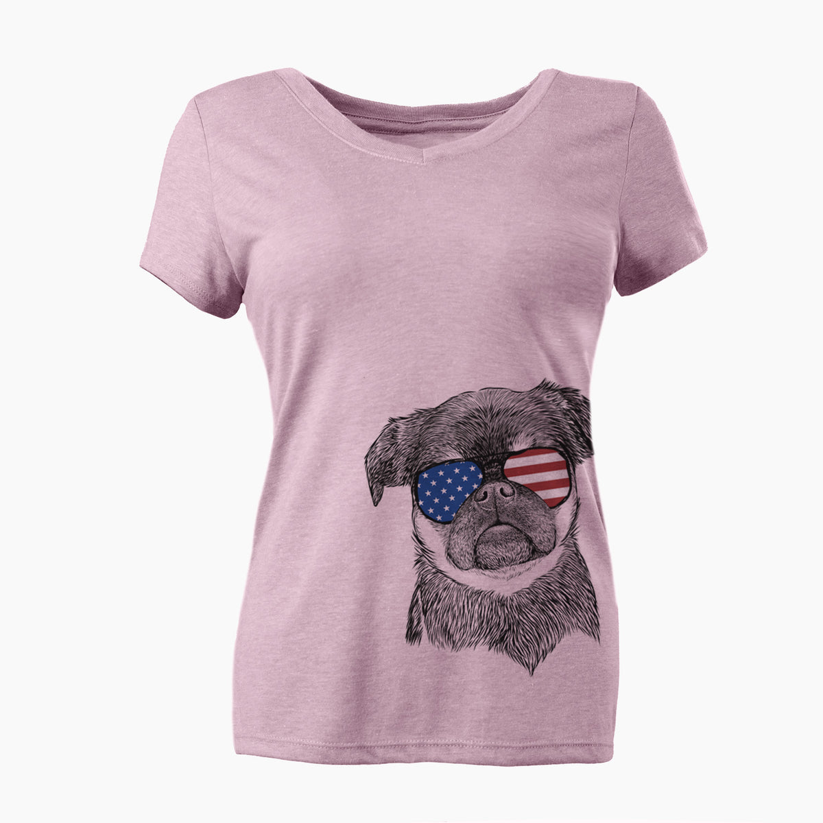 USA Simone the Brussels Griffon - Women's Perfect V-neck Shirt
