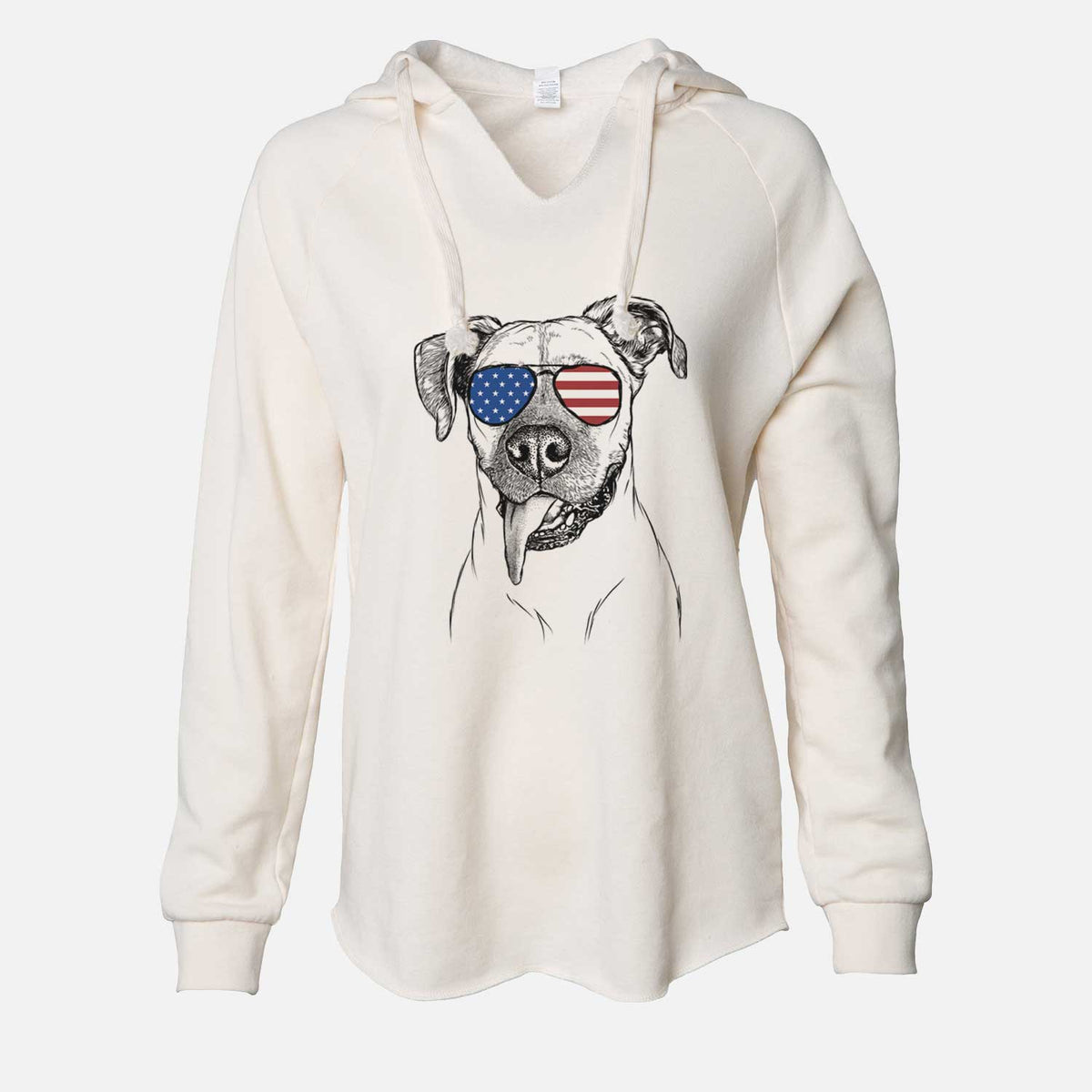 USA Sir Jake the Boxer - Cali Wave Hooded Sweatshirt