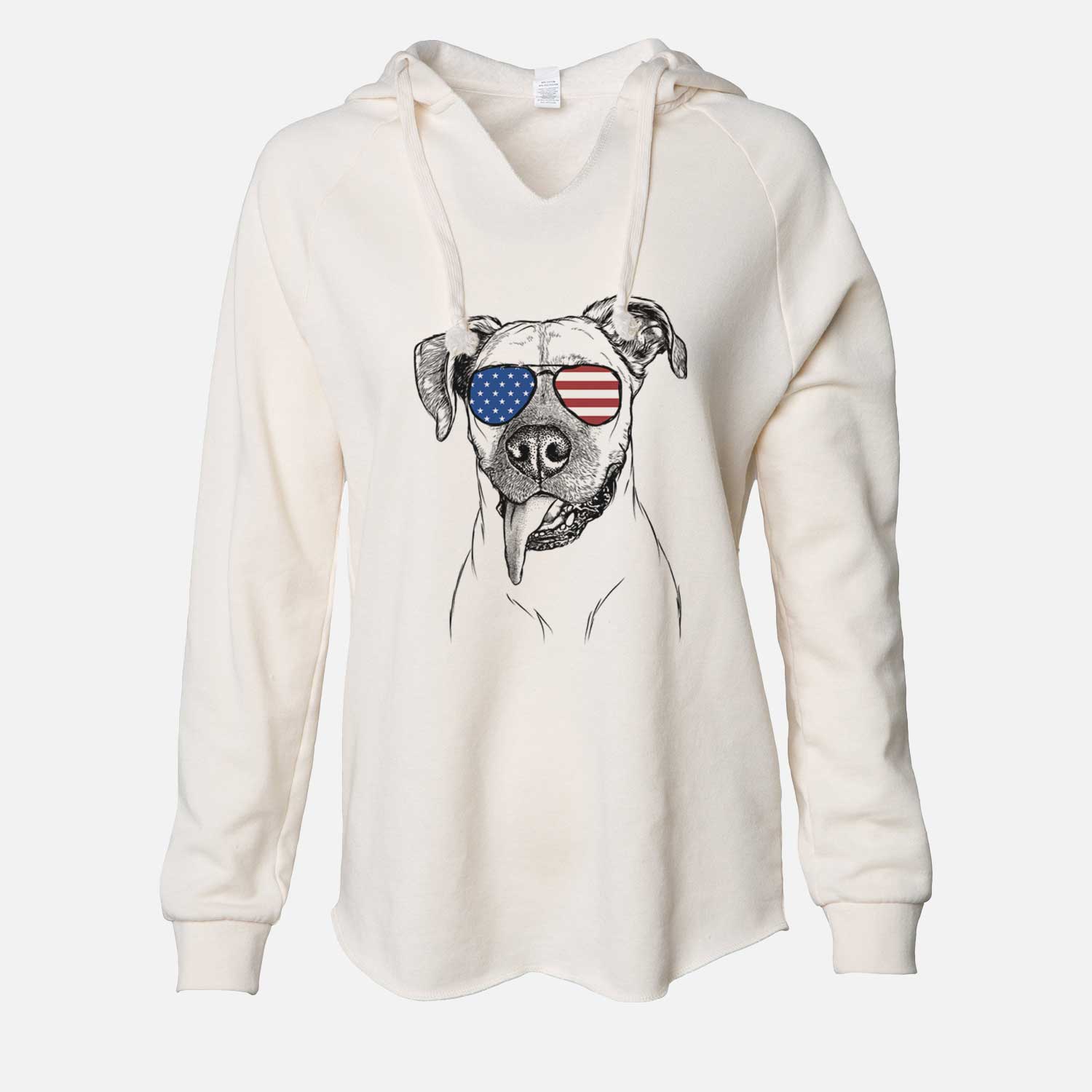 USA Sir Jake the Boxer - Cali Wave Hooded Sweatshirt