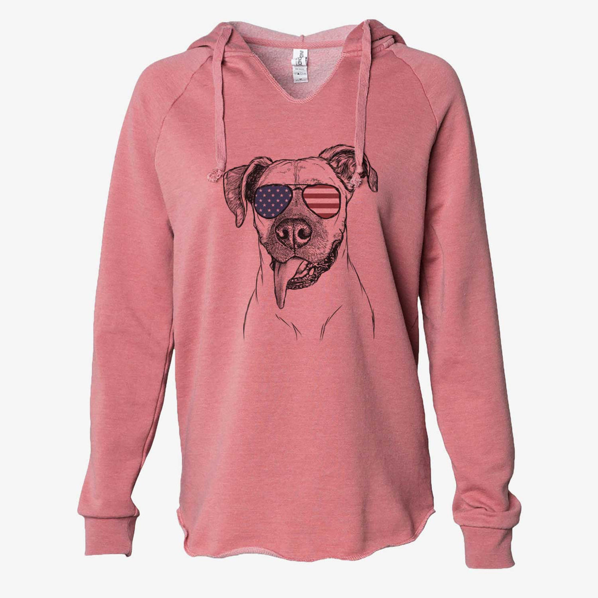 USA Sir Jake the Boxer - Cali Wave Hooded Sweatshirt