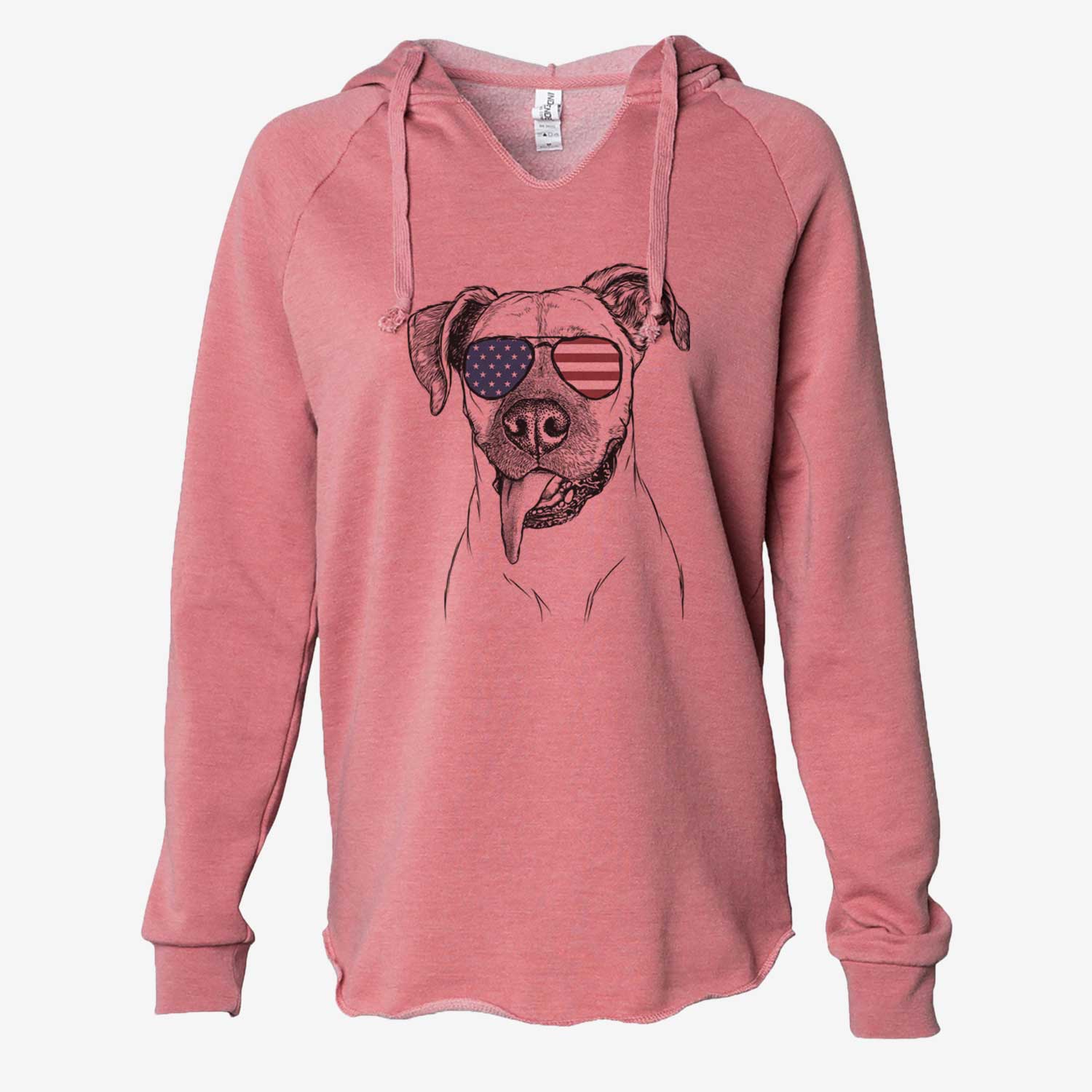 USA Sir Jake the Boxer - Cali Wave Hooded Sweatshirt