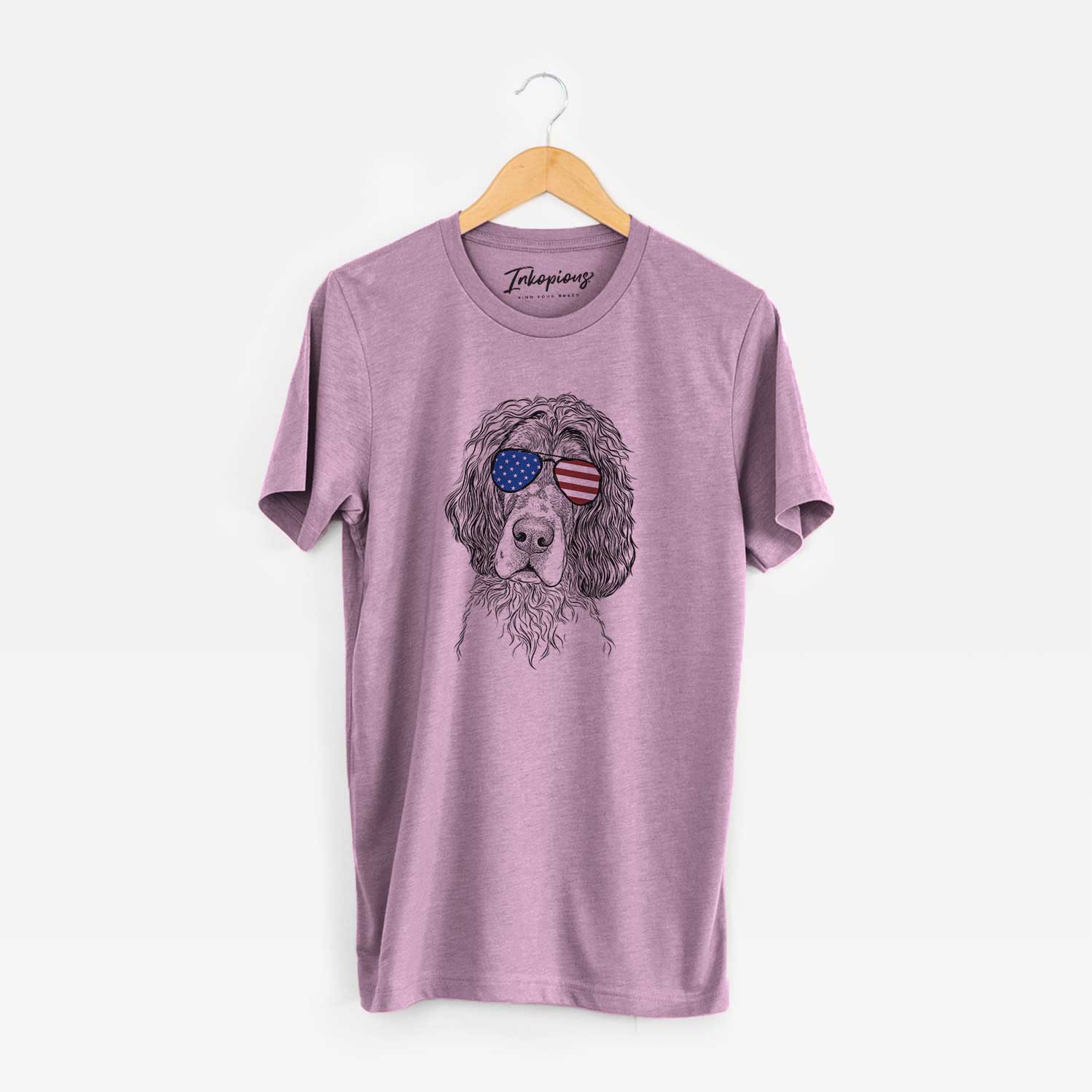 USA Sir Rexford the Blue Belton English Setter - Unisex Crewneck