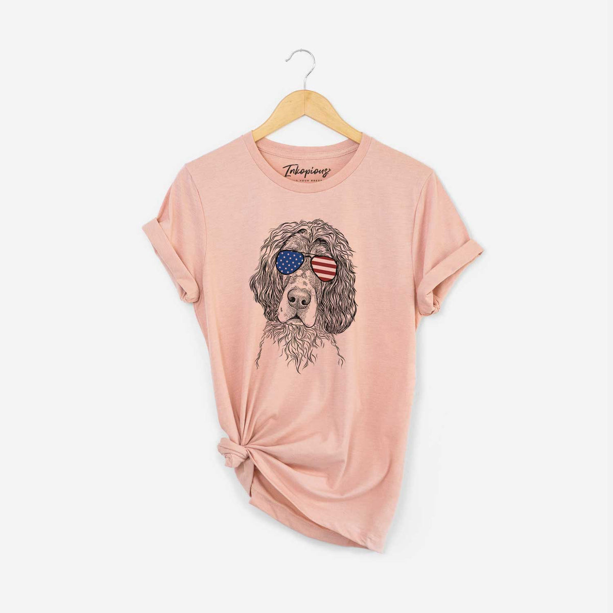 USA Sir Rexford the Blue Belton English Setter - Unisex Crewneck