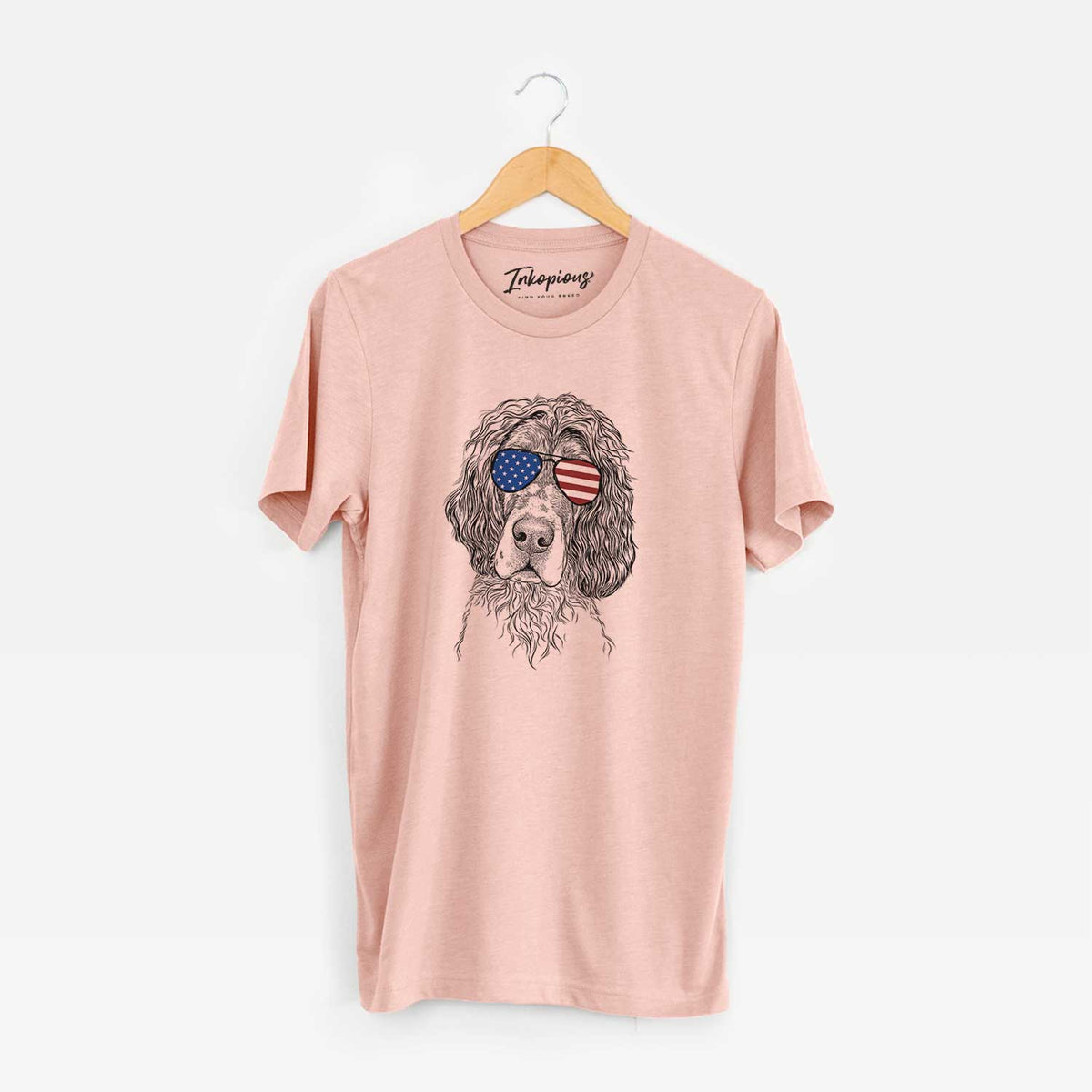 USA Sir Rexford the Blue Belton English Setter - Unisex Crewneck