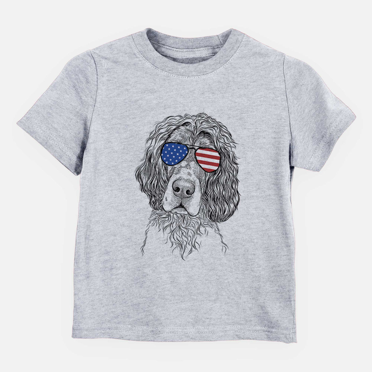 USA Sir Rexford the Blue Belton English Setter - Kids/Youth/Toddler Shirt