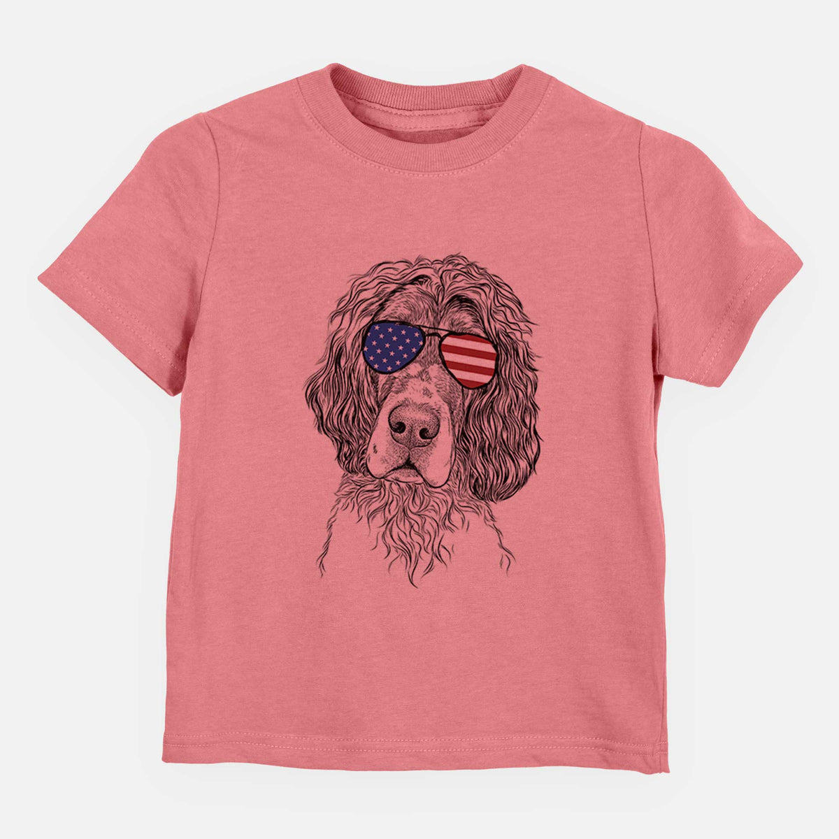 USA Sir Rexford the Blue Belton English Setter - Kids/Youth/Toddler Shirt