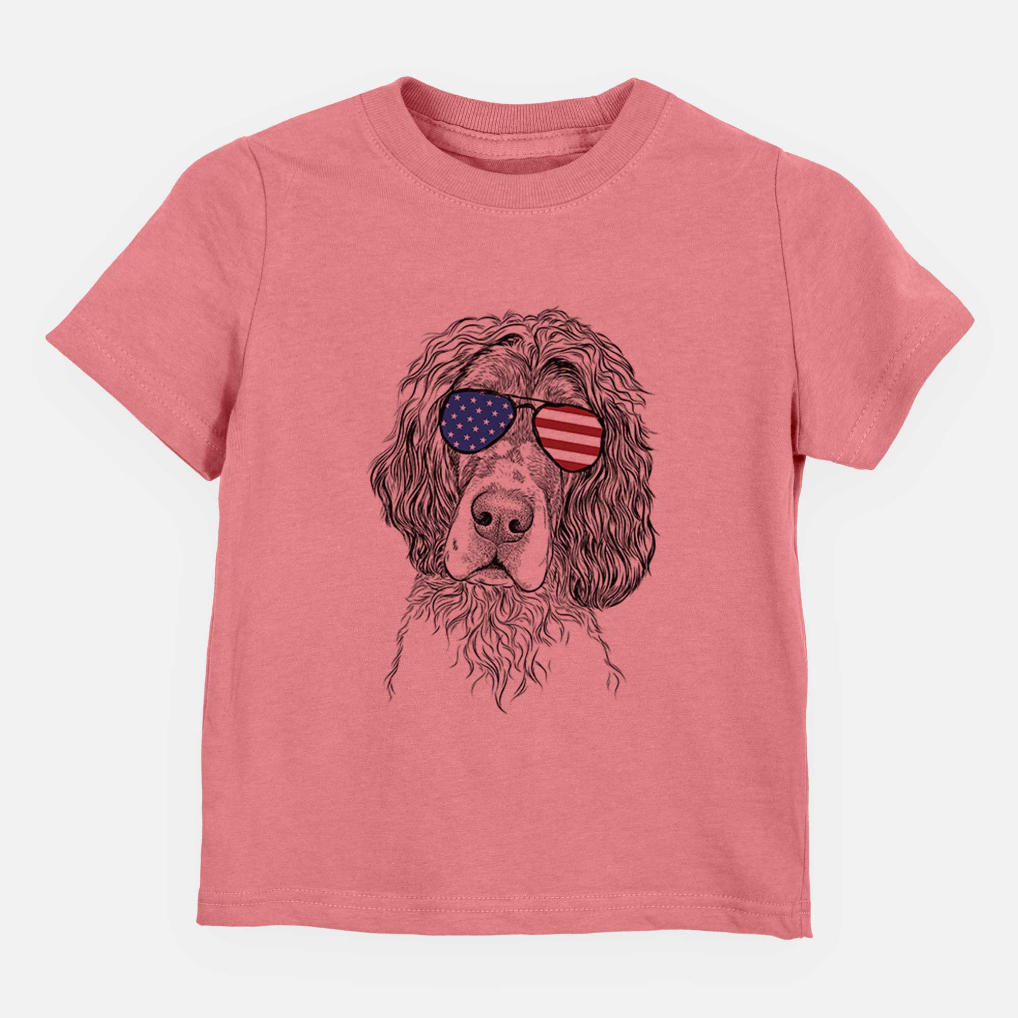 USA Sir Rexford the Blue Belton English Setter - Kids/Youth/Toddler Shirt