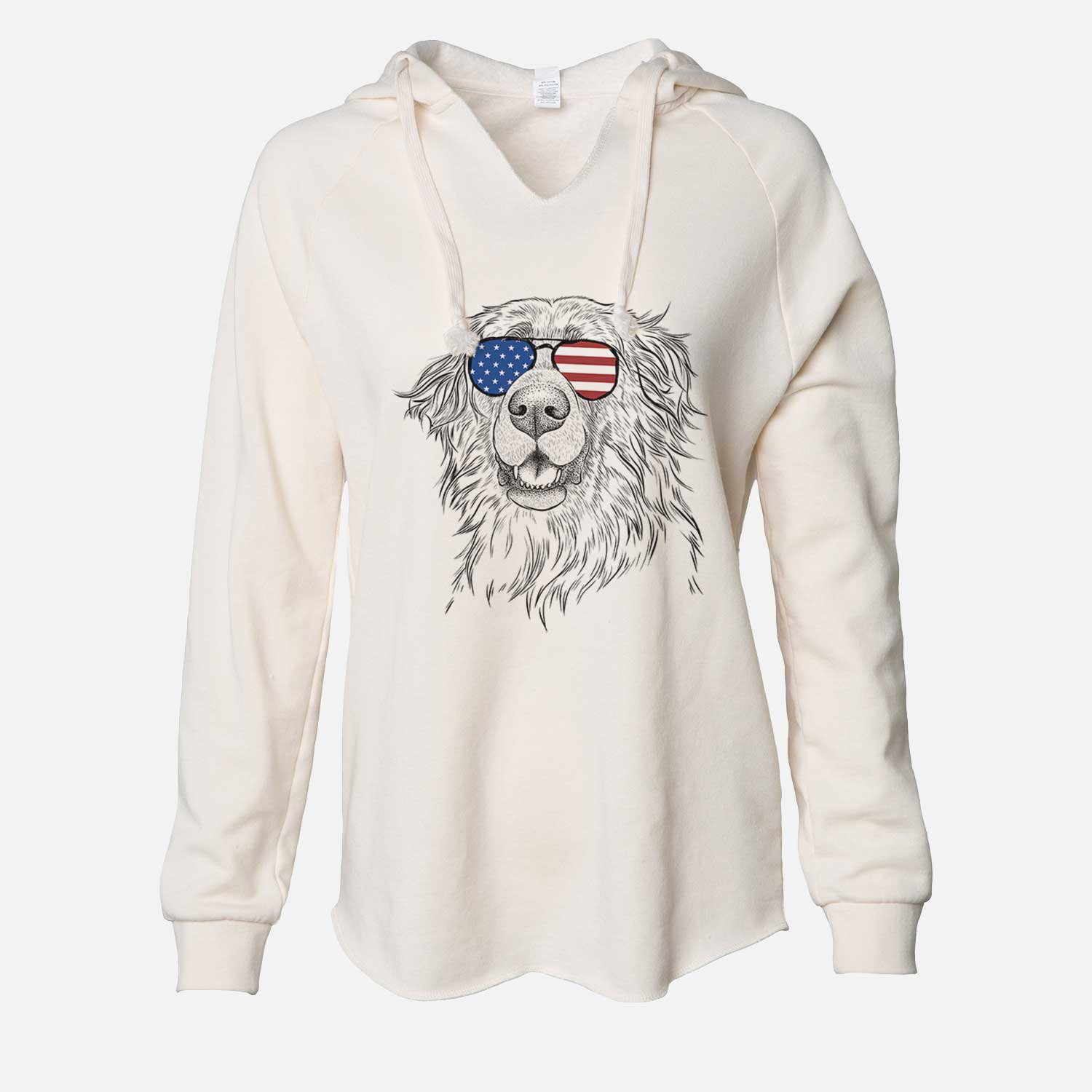 USA Siri the Leonberger - Cali Wave Hooded Sweatshirt