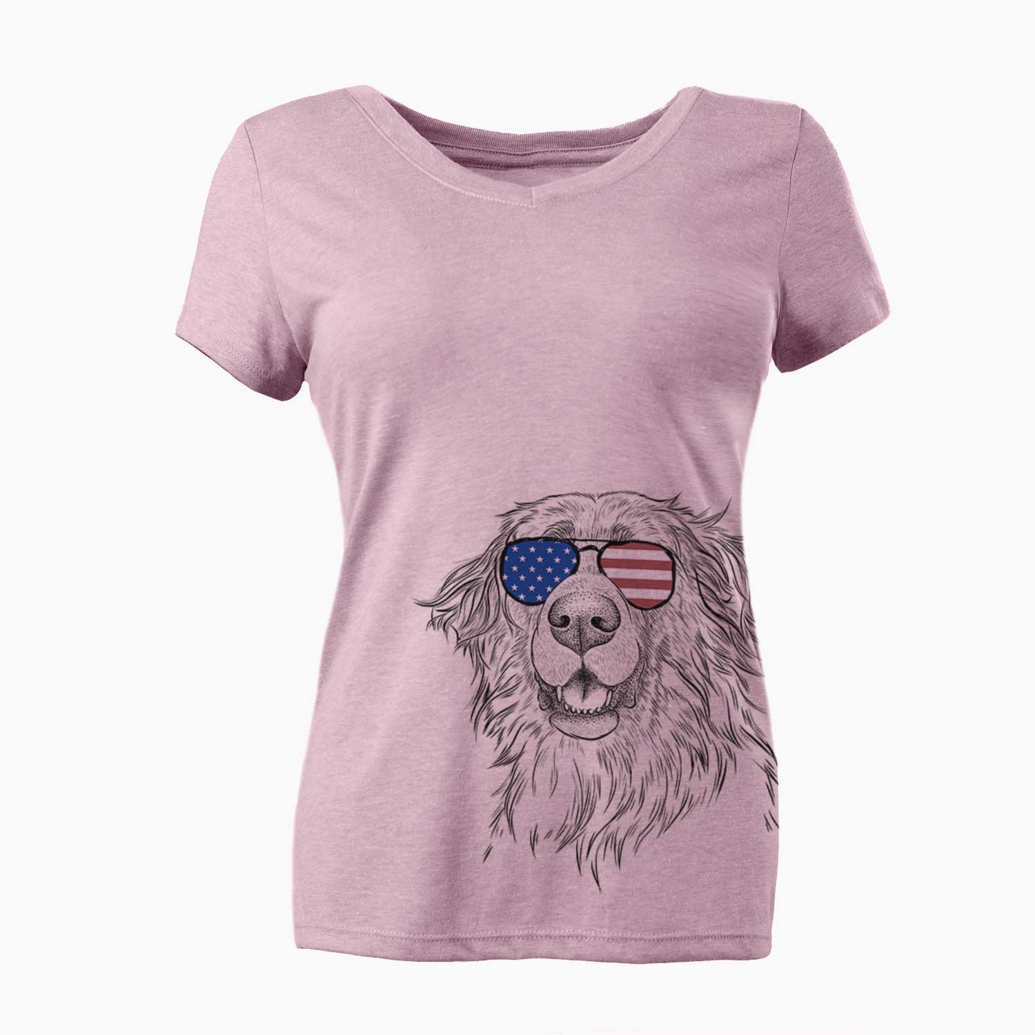 USA Siri the Leonberger - Women's Perfect V-neck Shirt