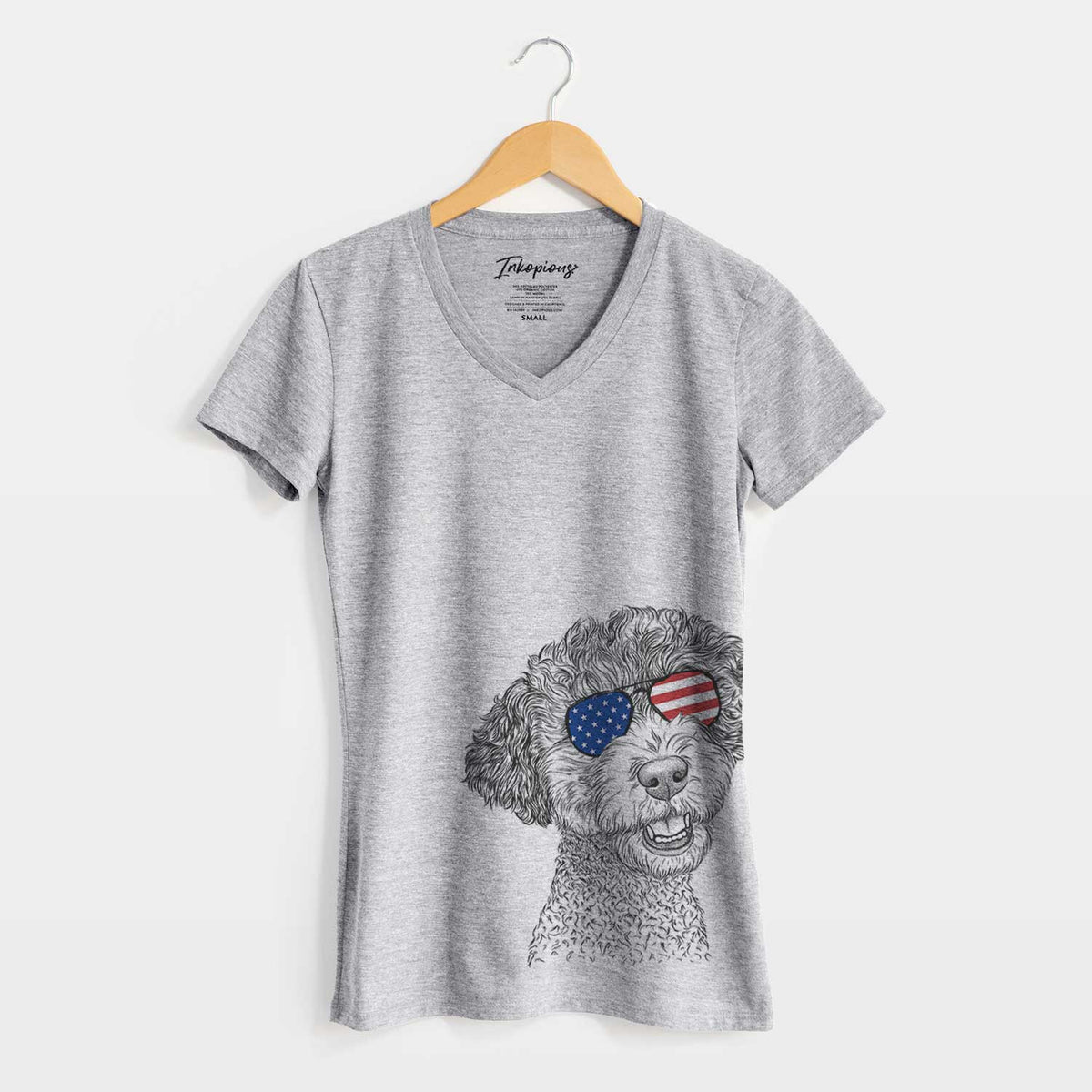 USA Skipper the Twoodle - Women's Perfect V-neck Shirt