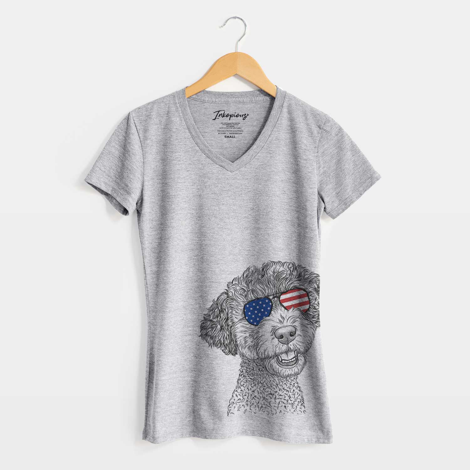 USA Skipper the Twoodle - Women's Perfect V-neck Shirt