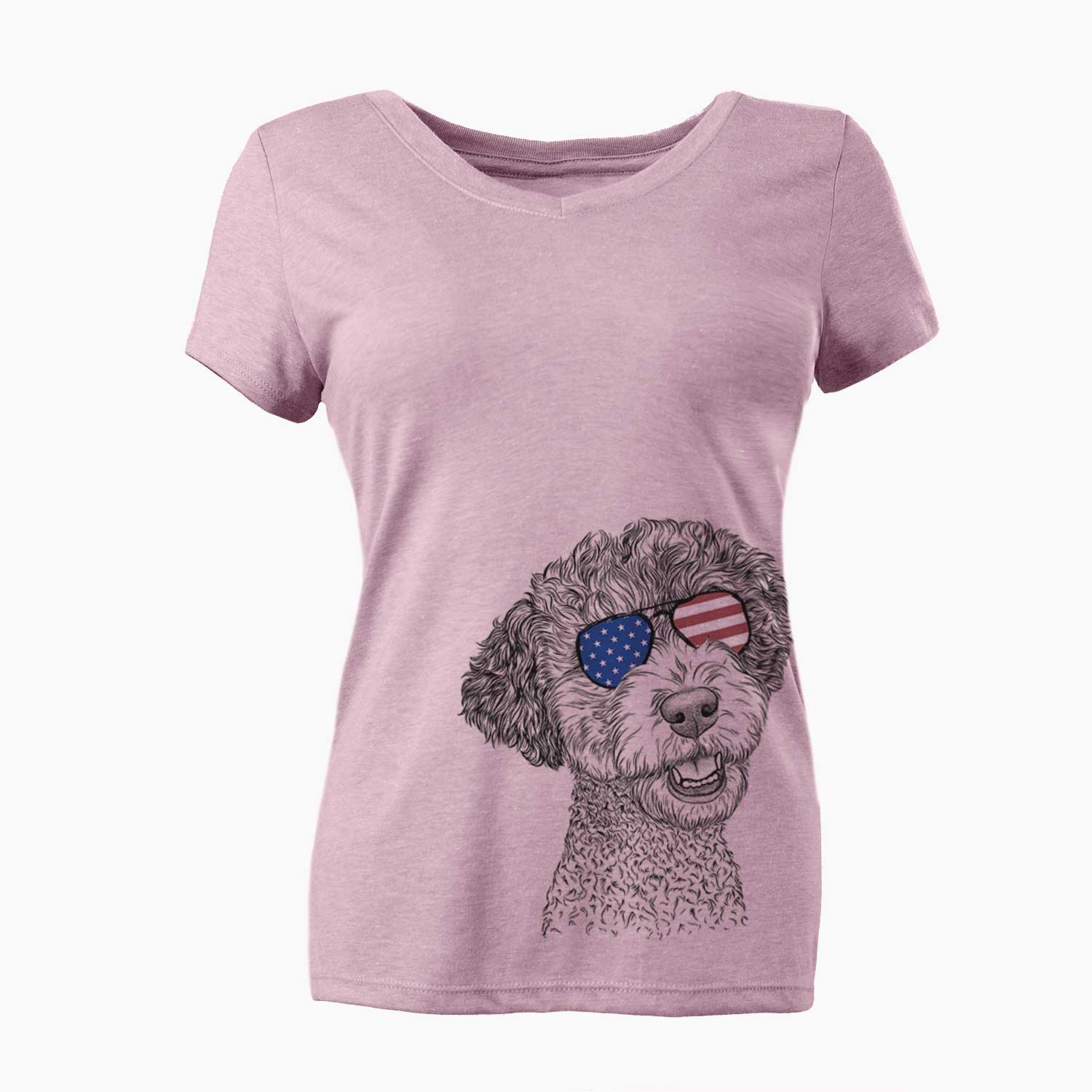 USA Skipper the Twoodle - Women's Perfect V-neck Shirt