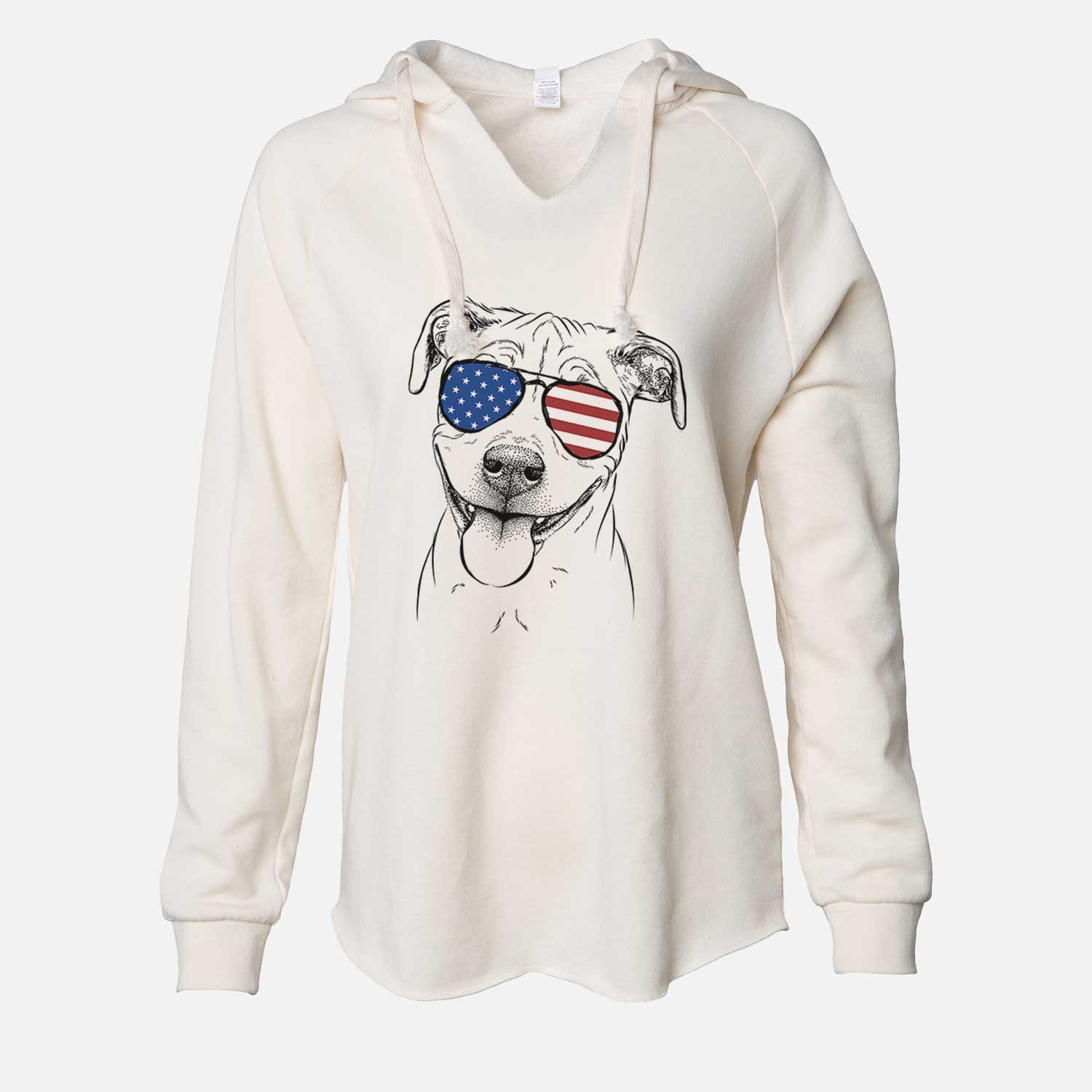 USA Skye the Pitweiler - Cali Wave Hooded Sweatshirt