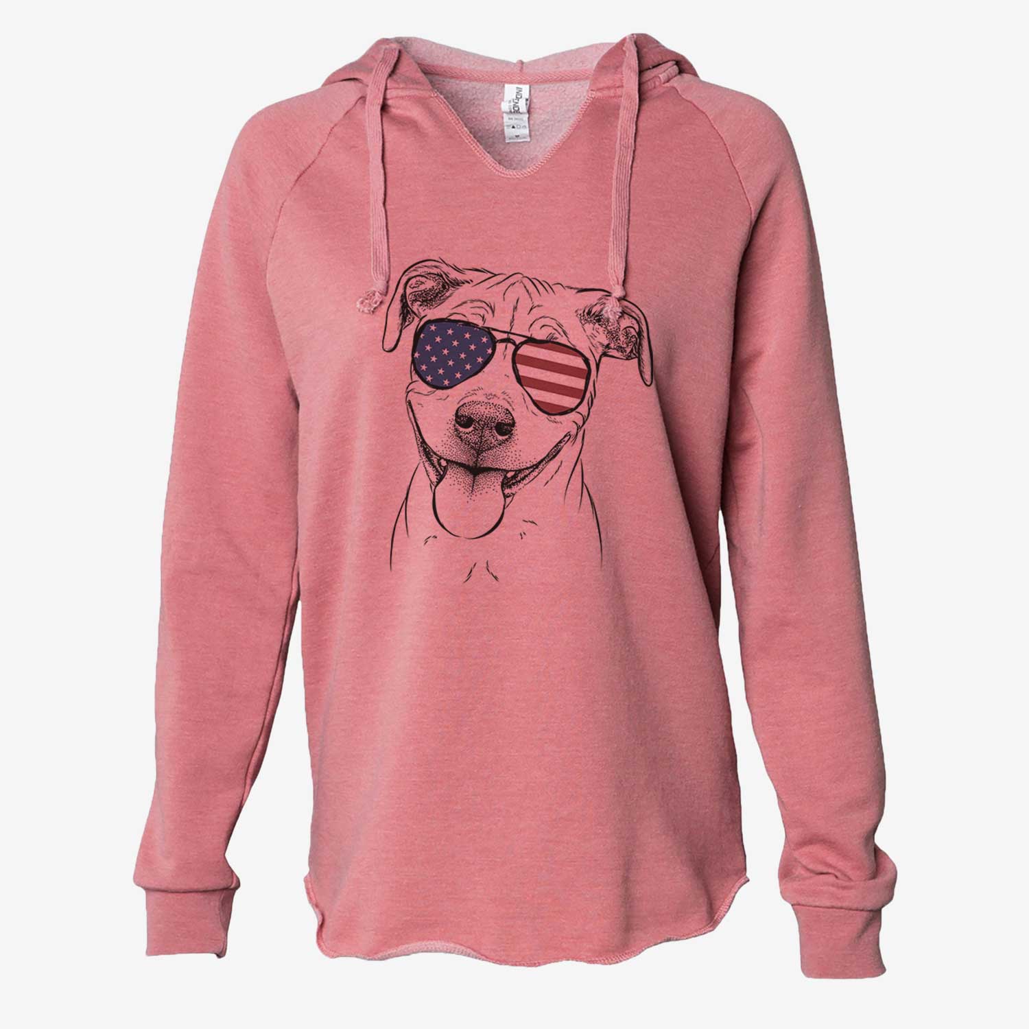 USA Skye the Pitweiler - Cali Wave Hooded Sweatshirt