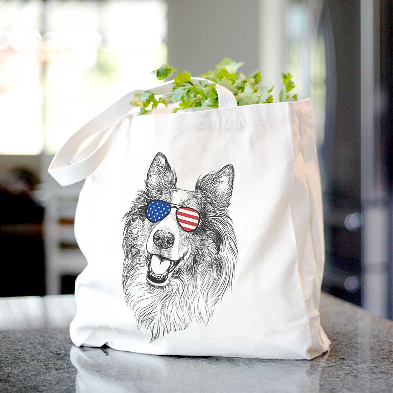 Skylar the Shetland Sheepdog - Tote Bag