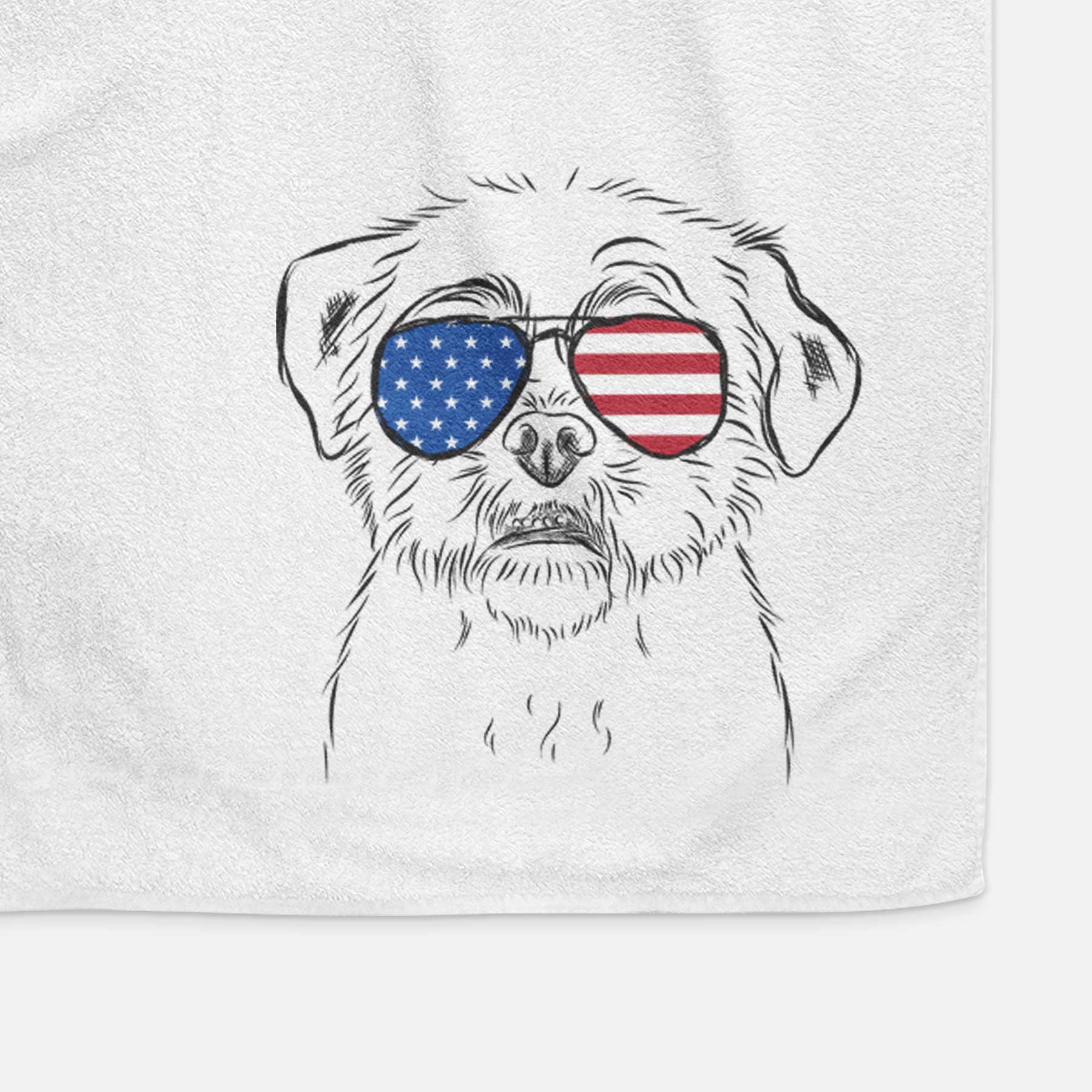 Smash the Shih Tzu Decorative Hand Towel