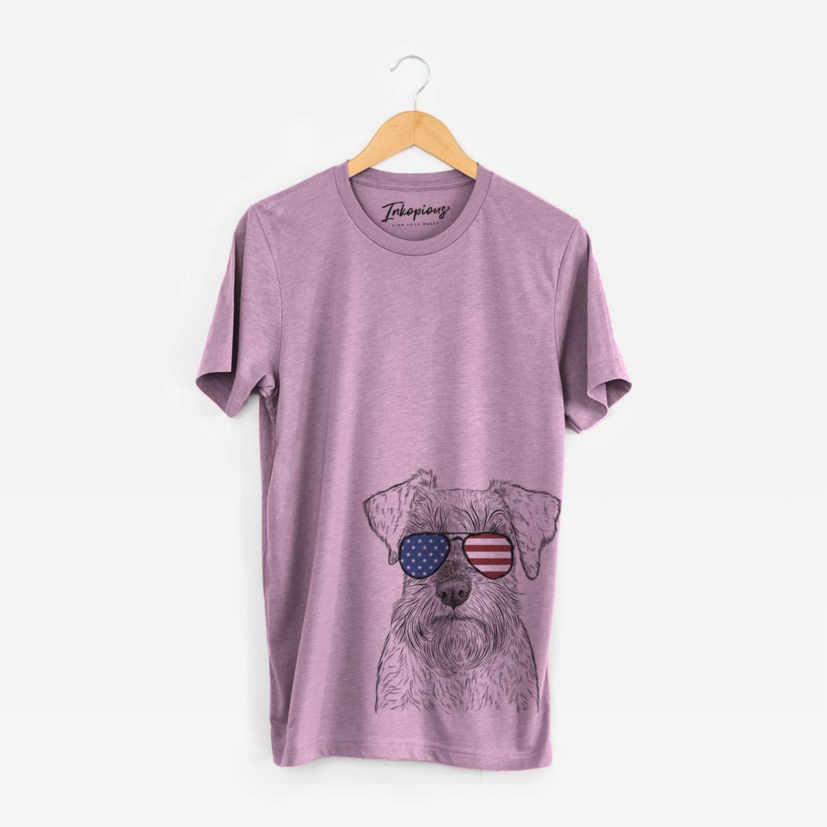 USA Smokey the Miniature Schnauzer - Unisex Crewneck