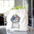 Smoky the Bernedoodle Puppy - Tote Bag