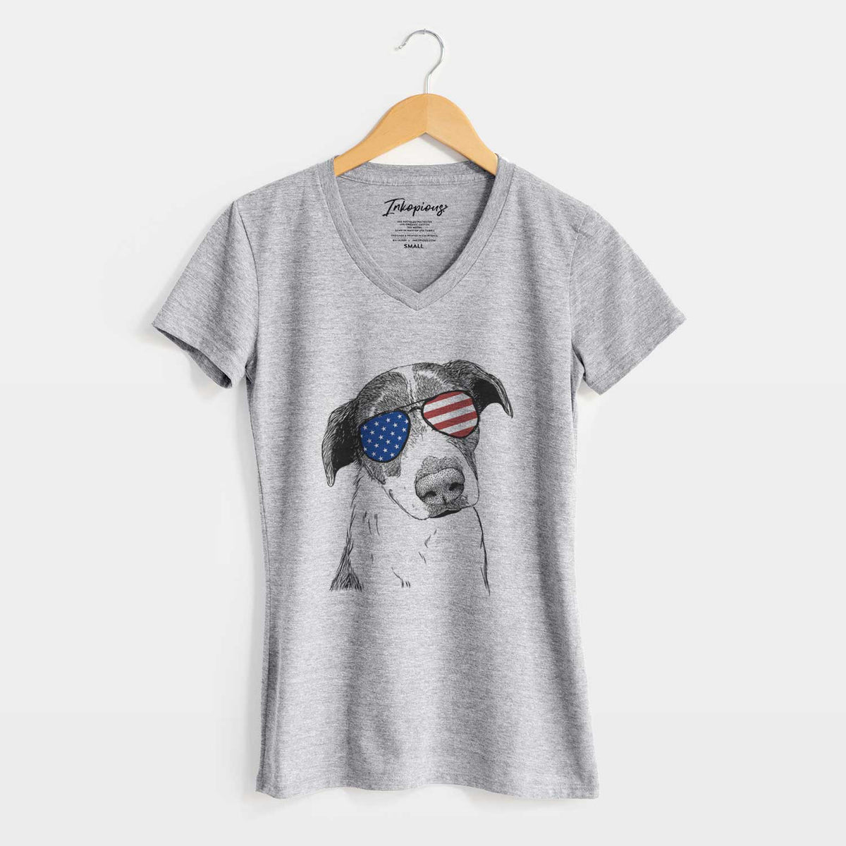 USA Sophia the Mixed Breed - Women&#39;s Perfect V-neck Shirt