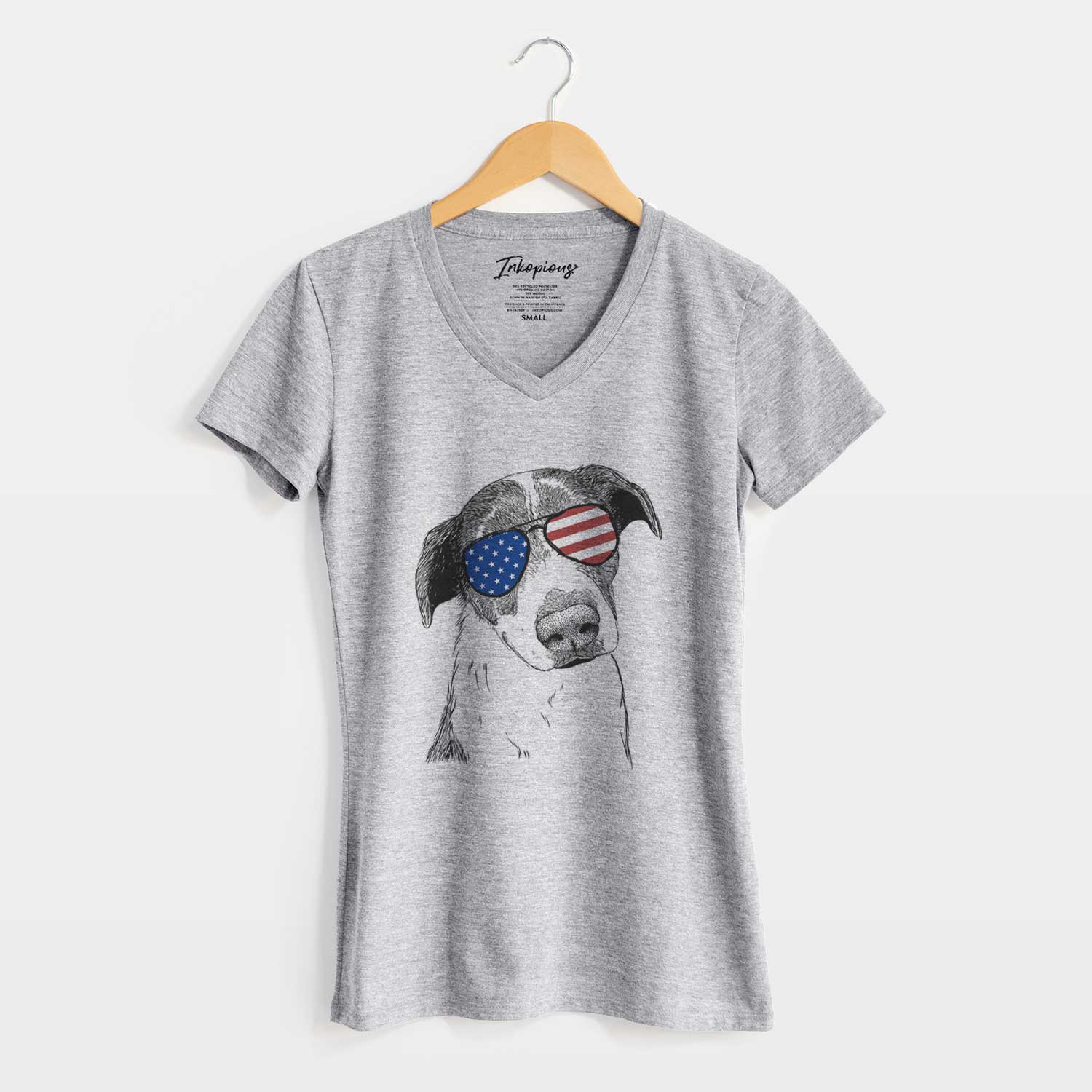 USA Sophia the Mixed Breed - Women's Perfect V-neck Shirt