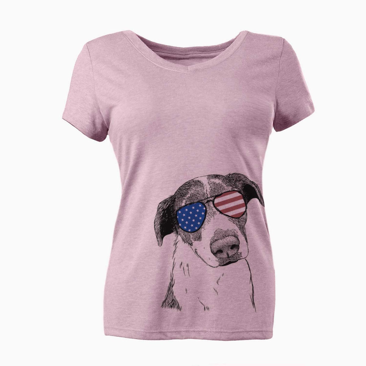 USA Sophia the Mixed Breed - Women's Perfect V-neck Shirt