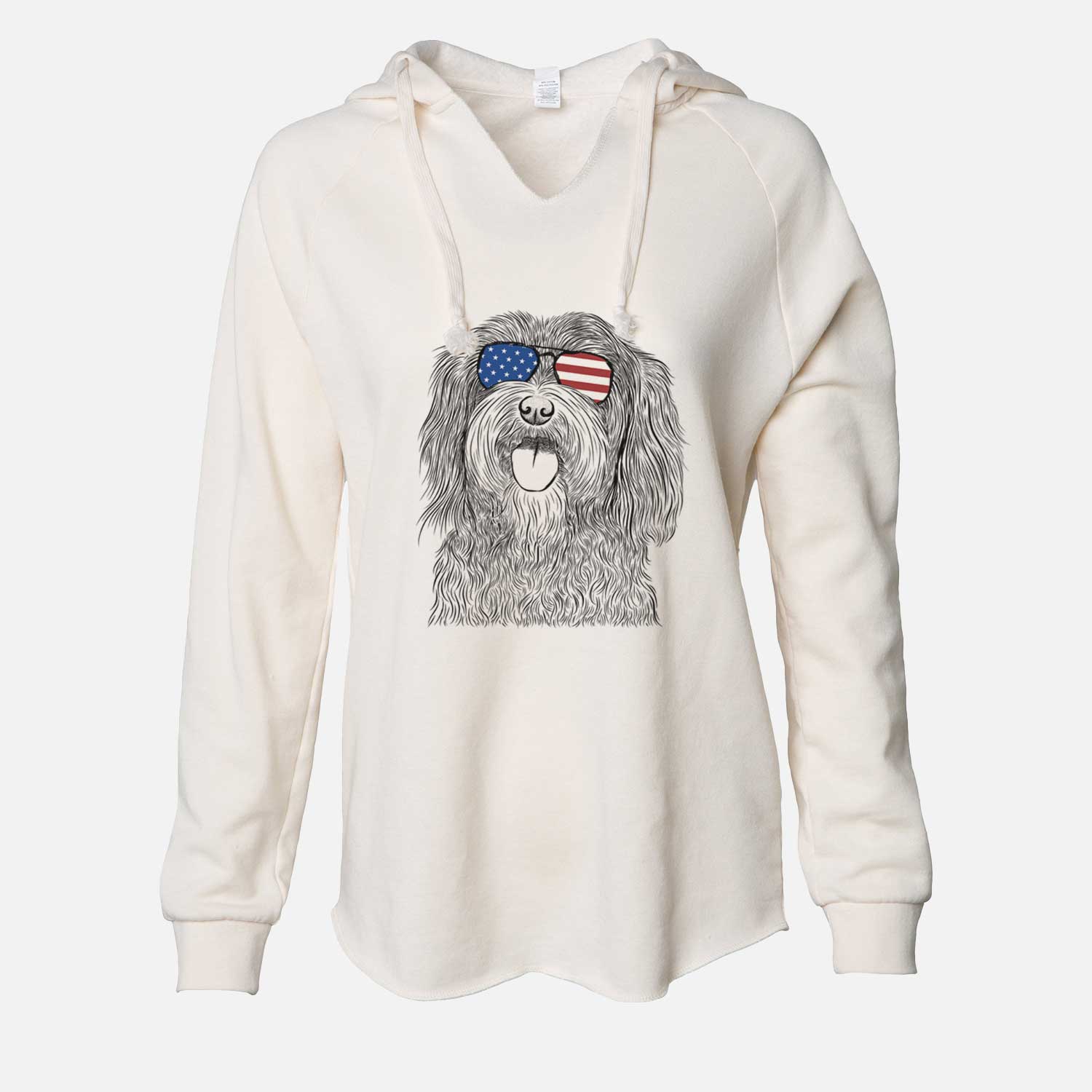 USA Sophie the Havanese - Cali Wave Hooded Sweatshirt